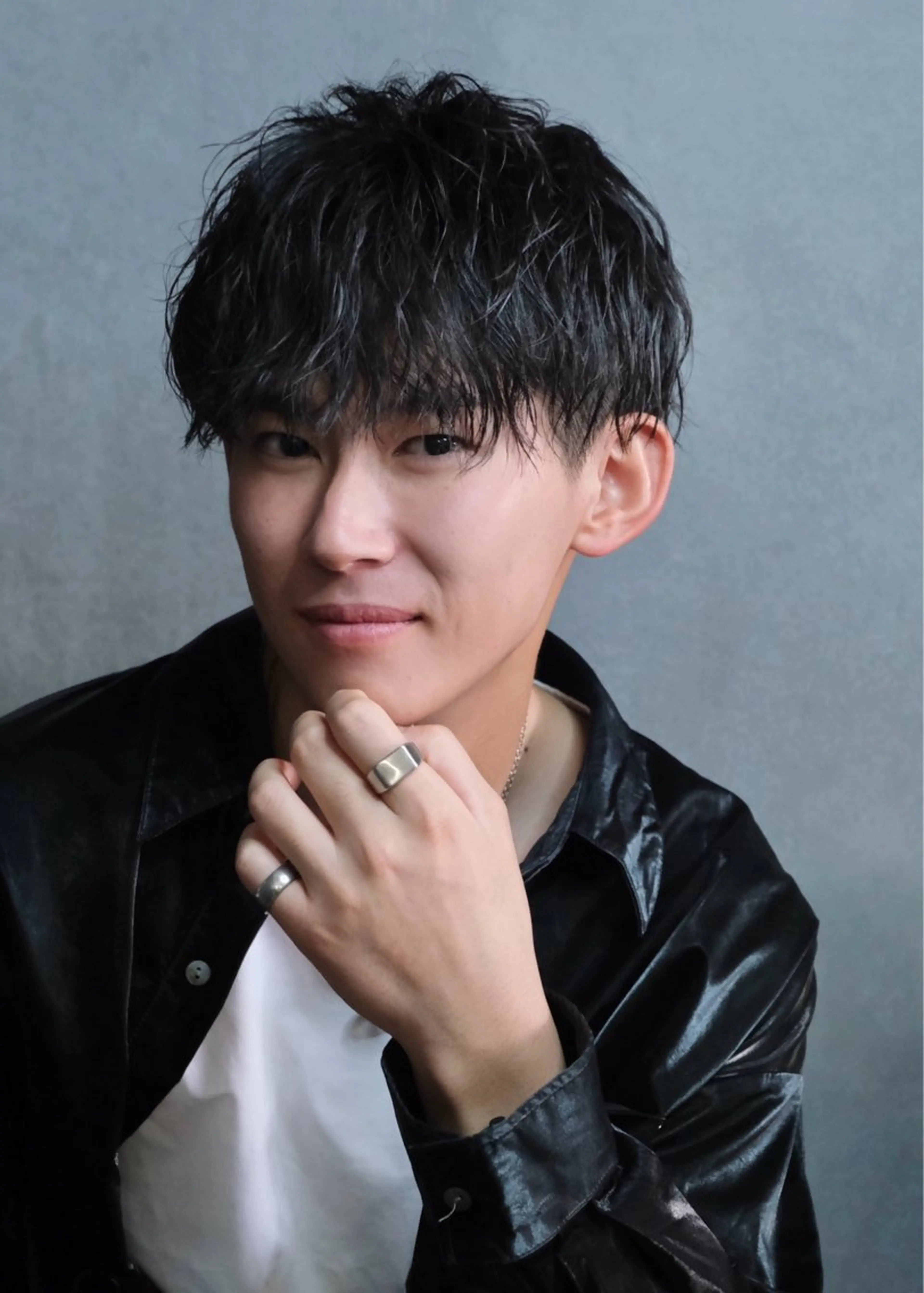 ショート パーマ メンズ 畑 悠哉のヘアスタイル