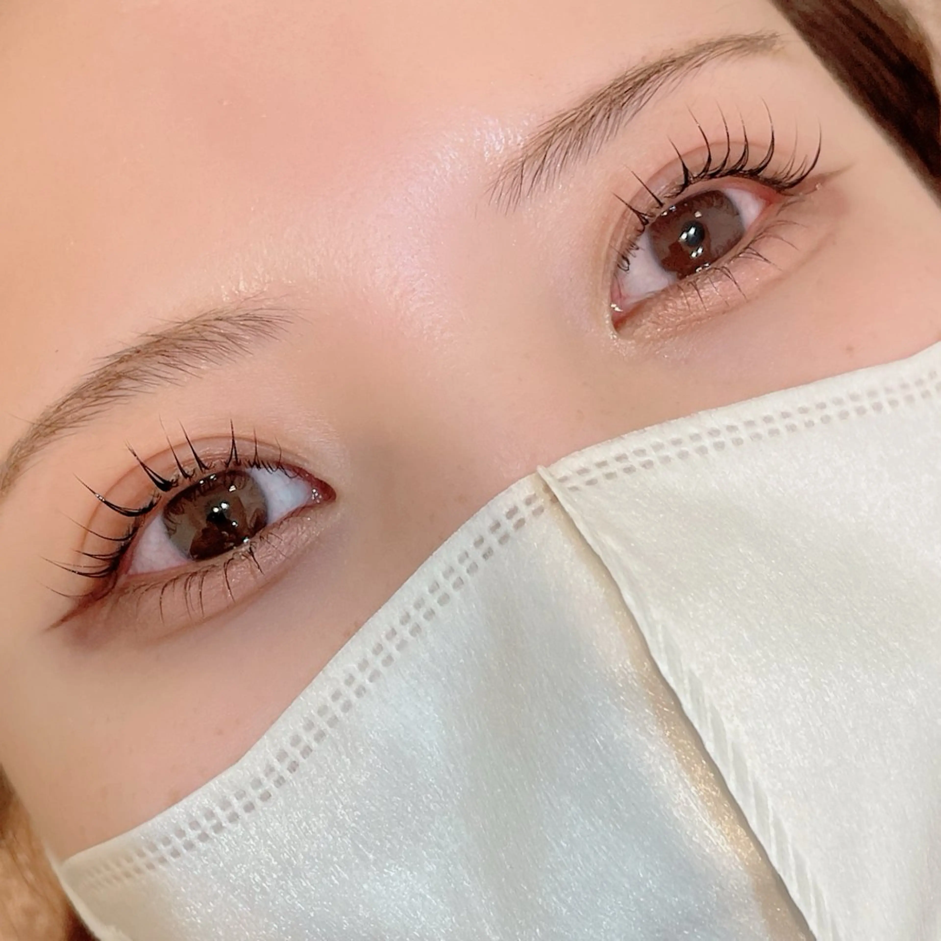 【上下まつ毛パーマ】上まつ毛と下まつ毛のセットメニュー🎀の写真