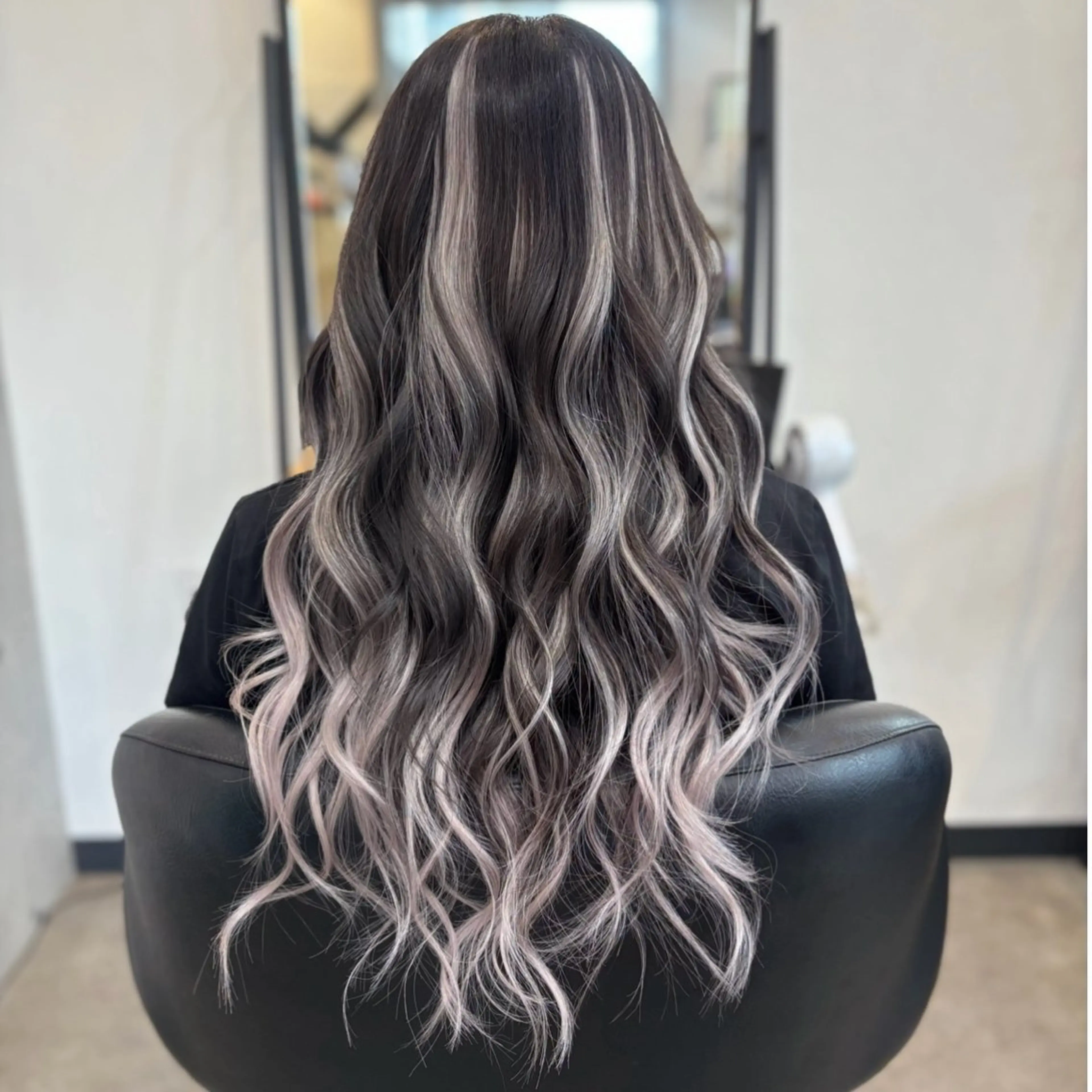 ロング カラー ヘアカラー トリートメント エクステ DEST ゆりかのヘアスタイル