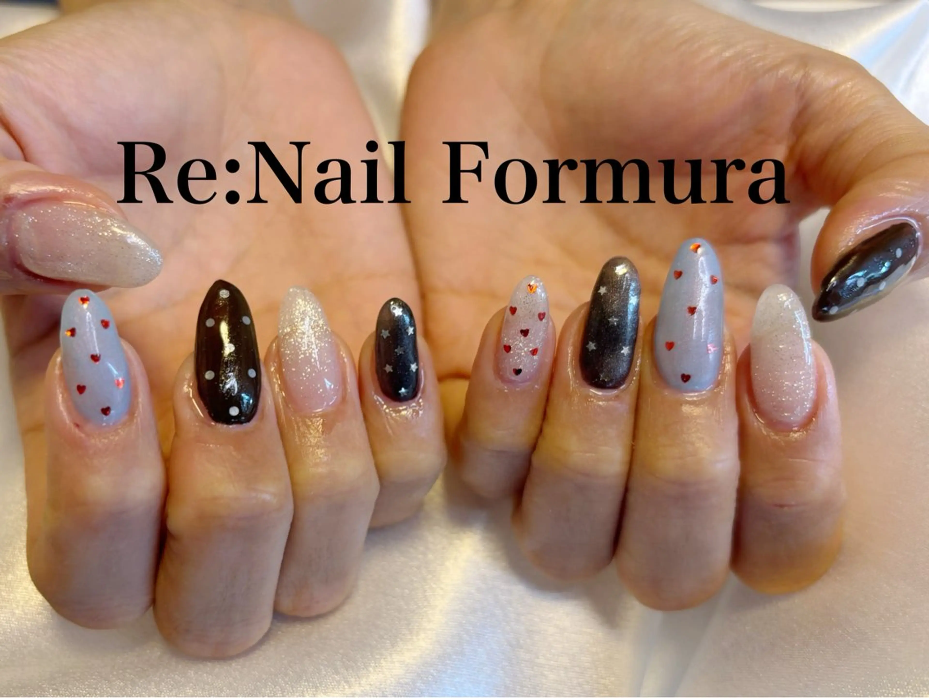 セミロング ハンドネイル Re:Nail Formula所属・kido chieのネイルデザイン