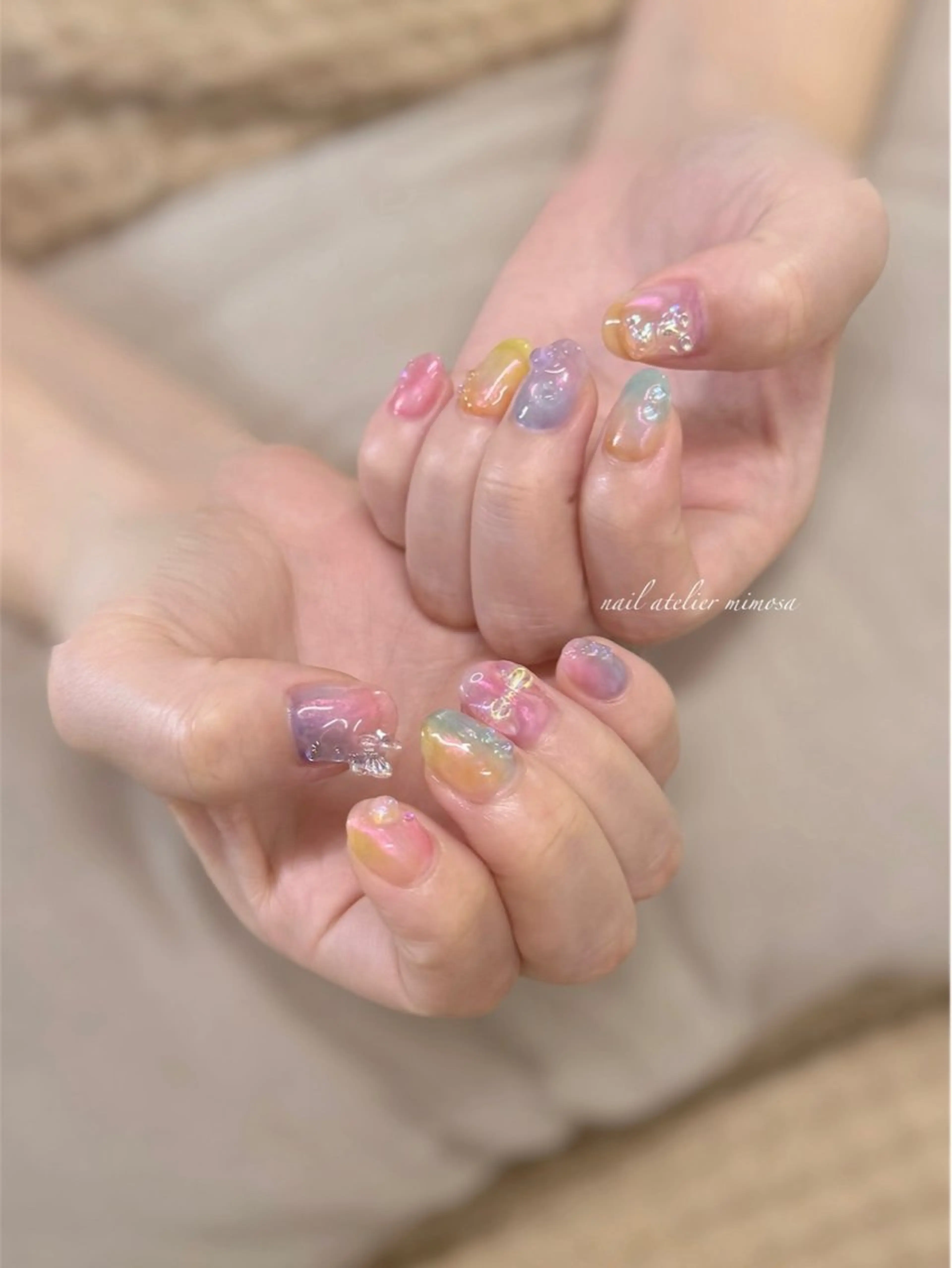 ネイル ハンドネイル アトリエ　ミモザ所属・いまむら あかりのネイルデザイン