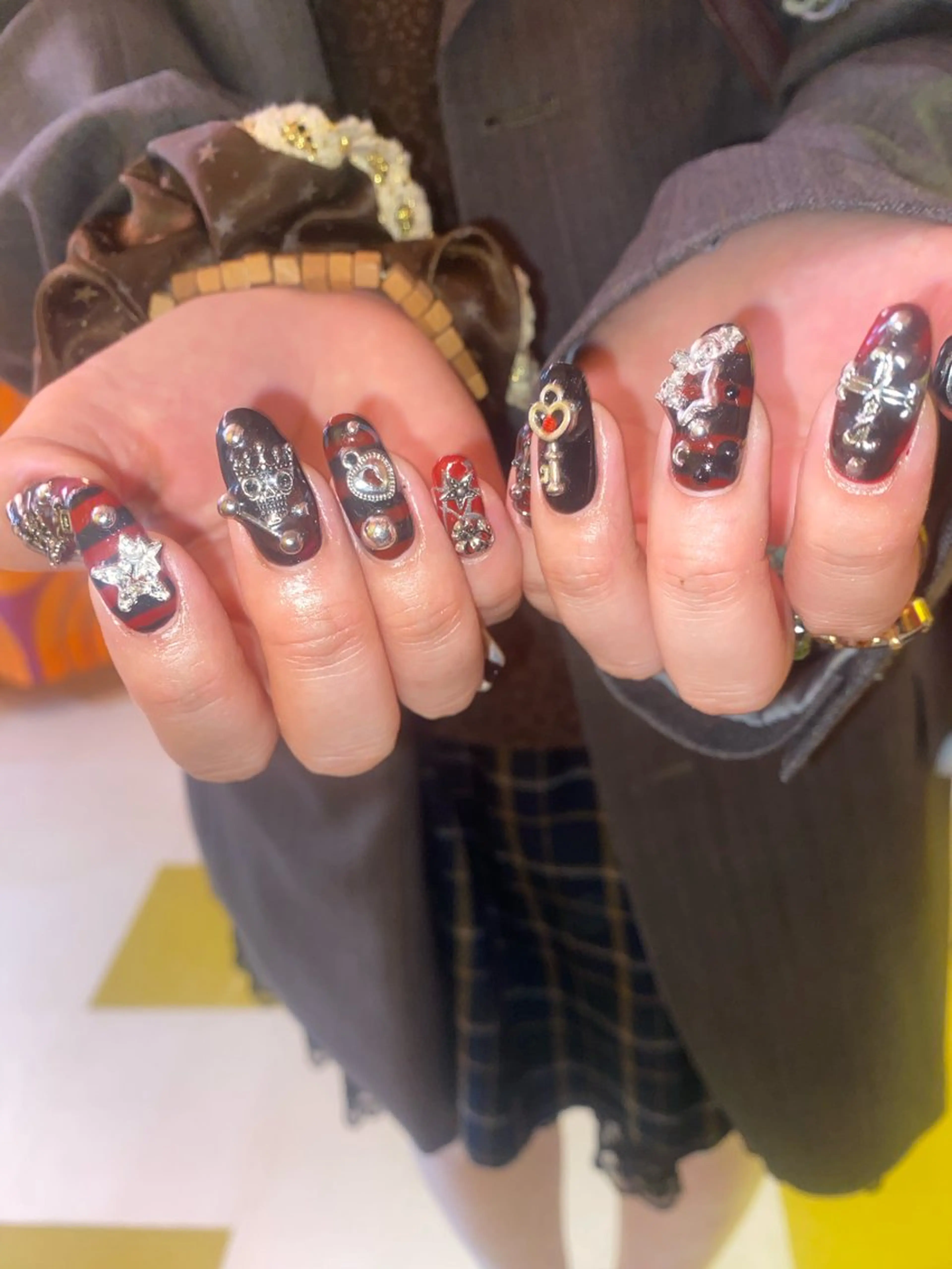 ネイル .unff所属・hana (..)個 性派/メンズネイル◎のネイルデザイン