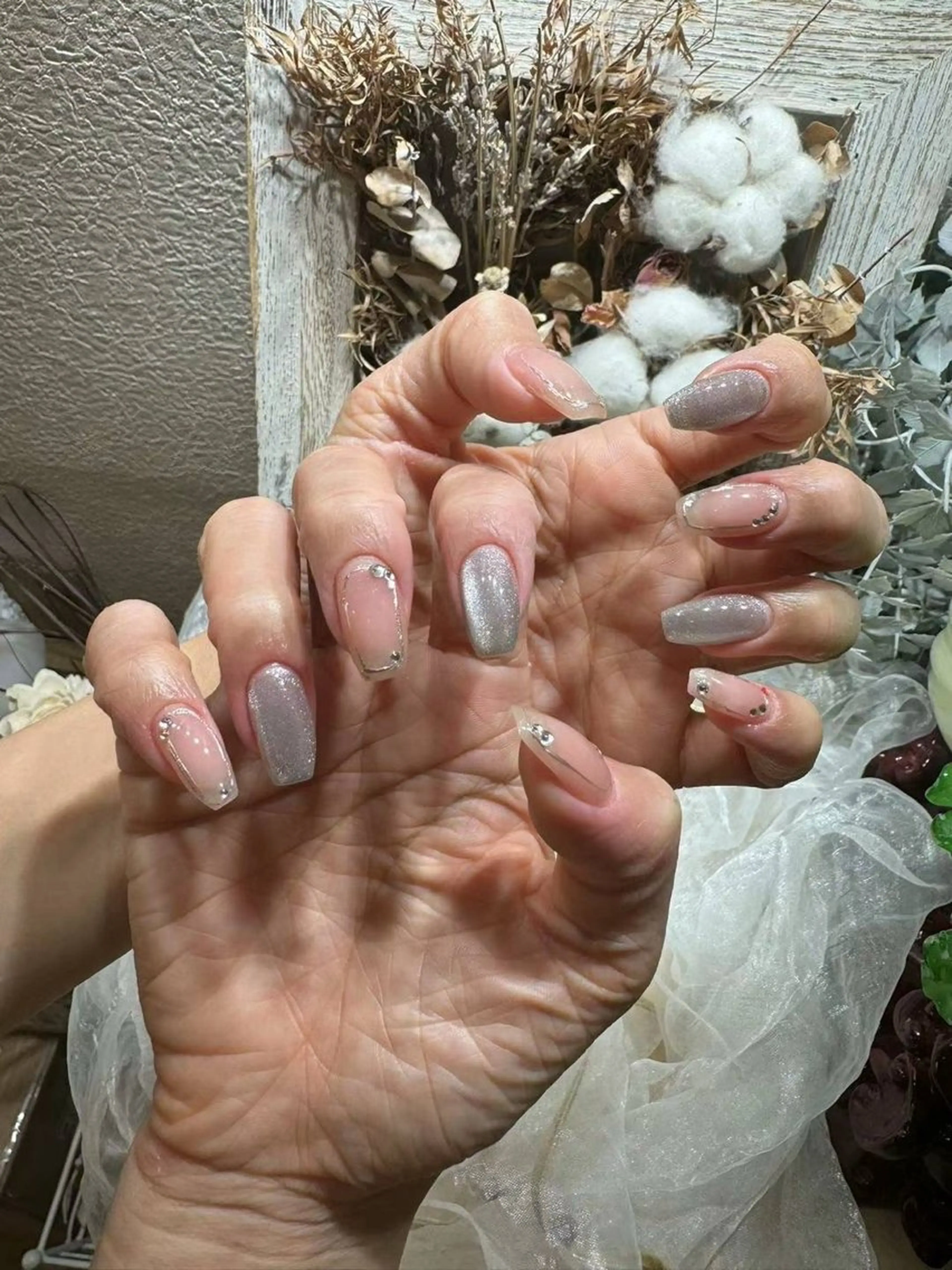 ネイル アートネイル フラワーネイル フットネイル ジェルネイル マグネットネイル Babarla nailのネイルデザイン