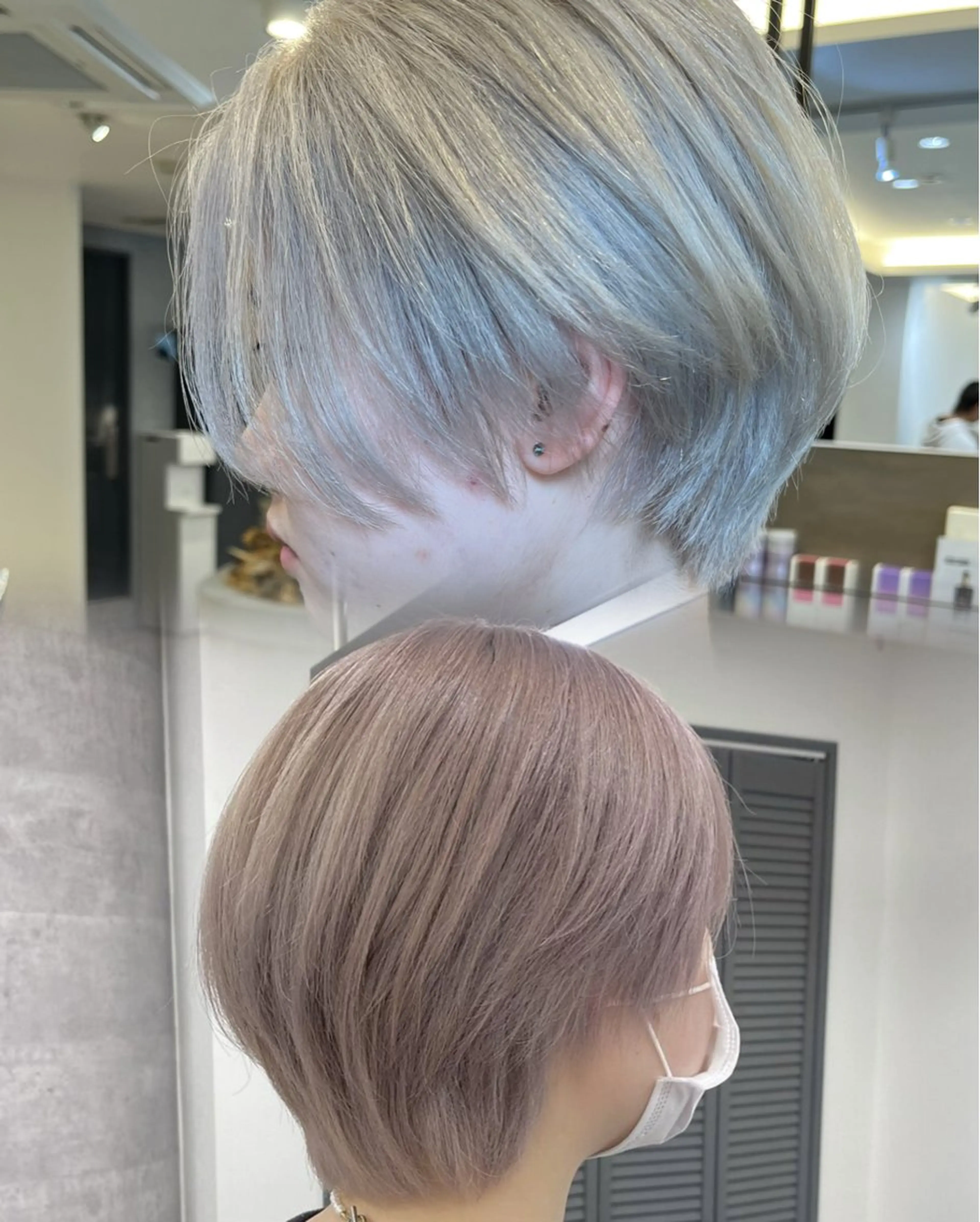 ショート 丸みショート ショートヘア ケアブリーチ🌟 ♢WATARU♢のヘアスタイル