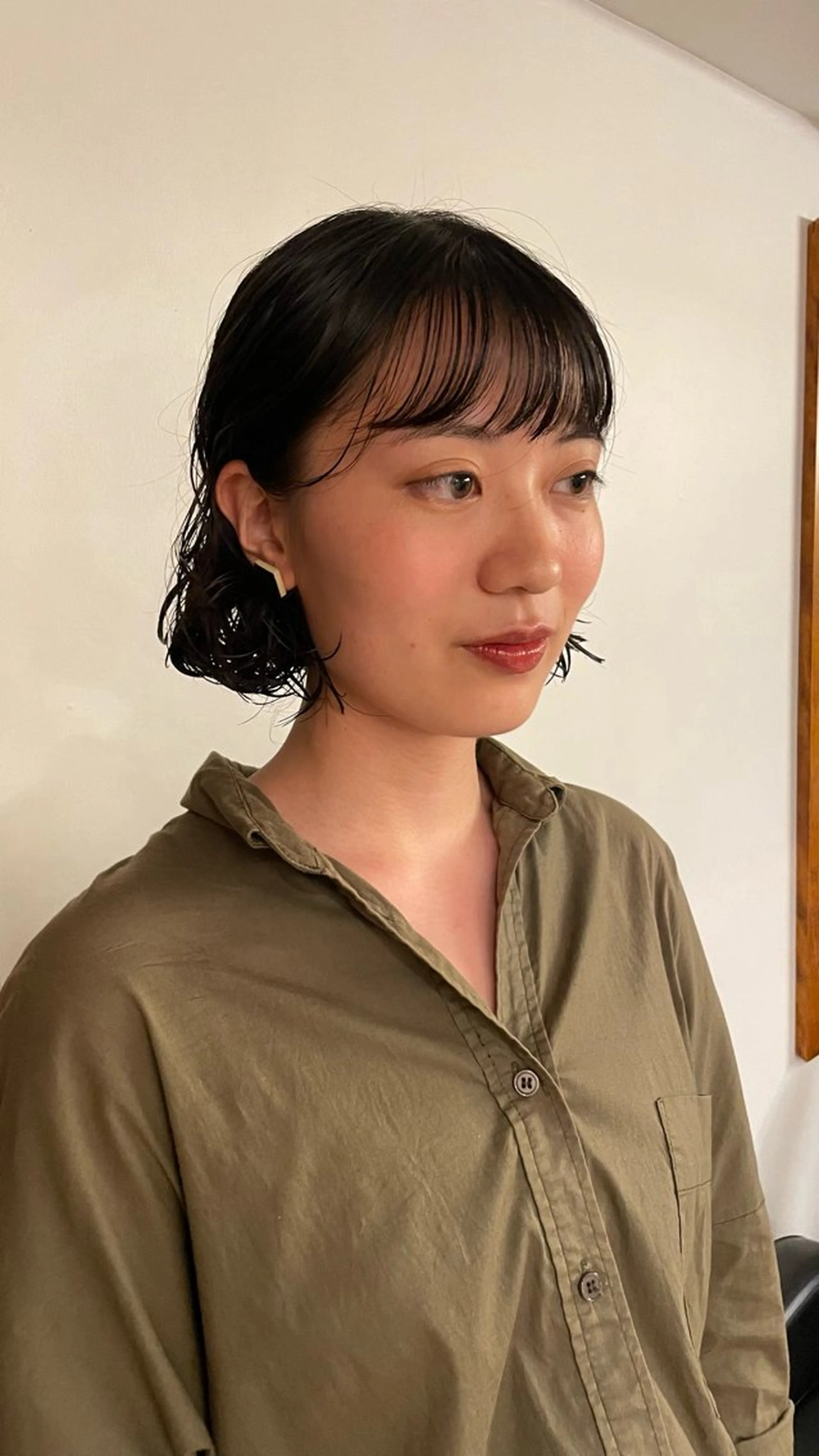 ミディアム パーマ ミディアムパーマ ボブ 原宿/ケパーマ 🧺ユウマのヘアスタイル