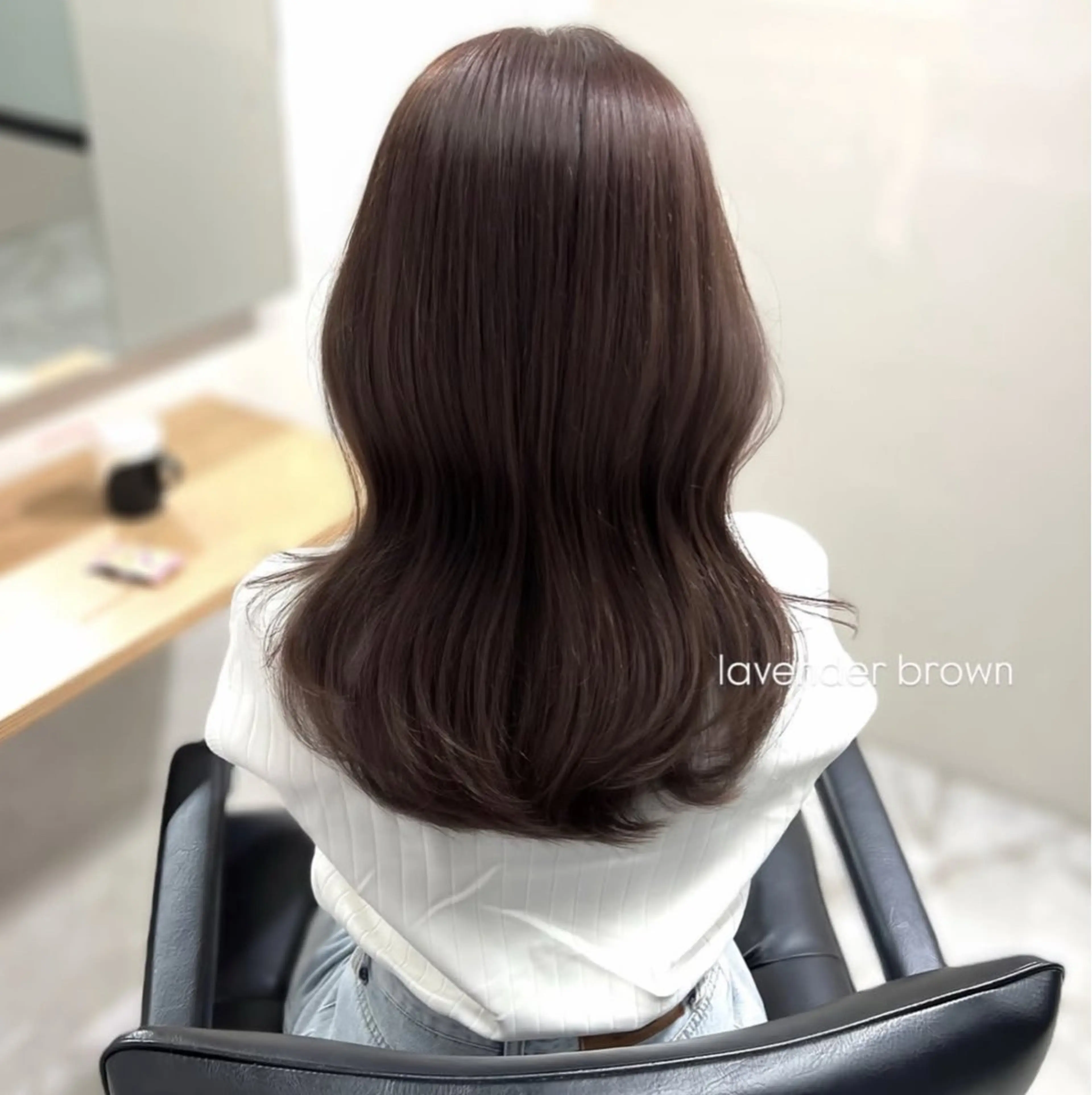 ミディアム カラー ラベンダーカラー 髪質改善 EMANON梅田店所属・前川 朋香のヘアスタイル