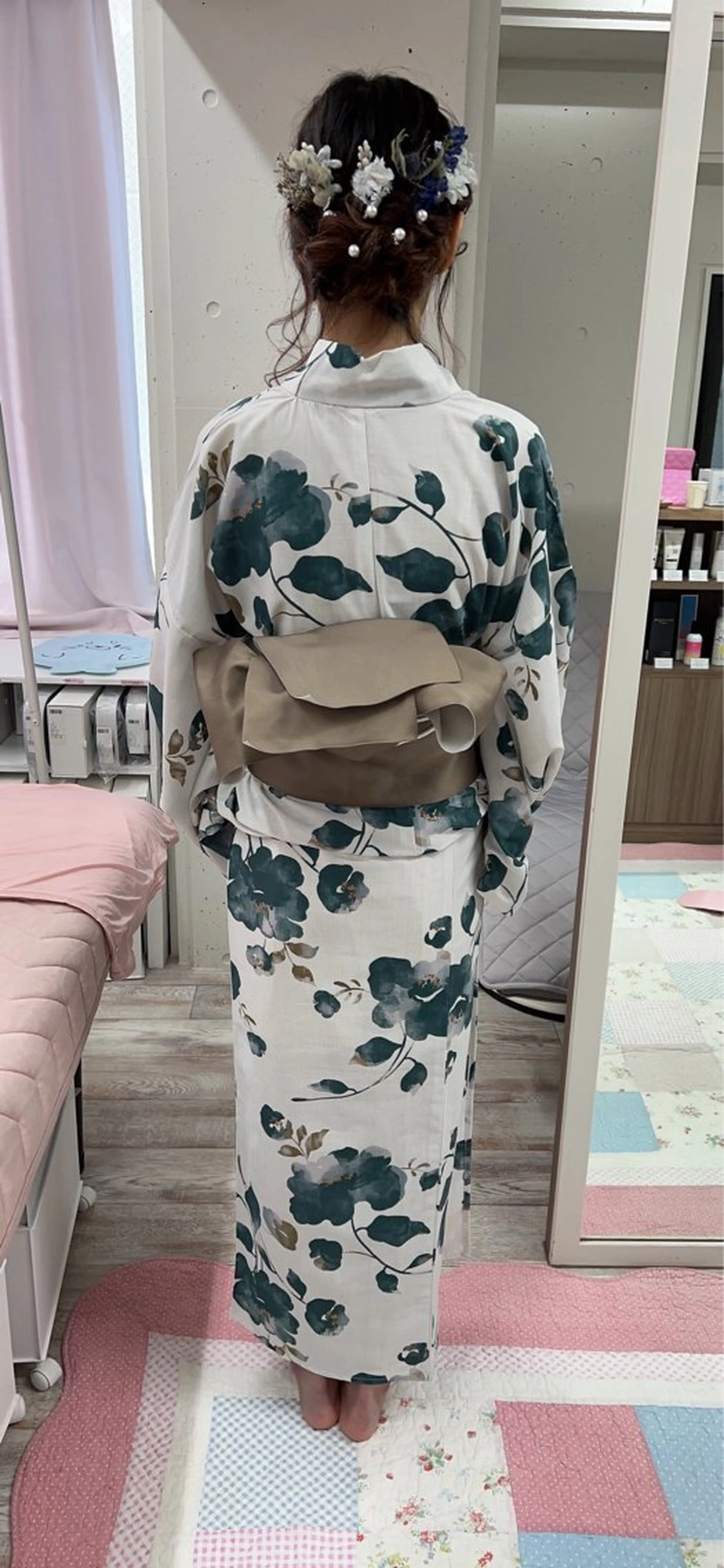 ヘアアレンジ 浴衣 ミルミー美容室所属・🦄💒💓齎藤 七海子🦄💒💓のマツエク・マツパデザイン