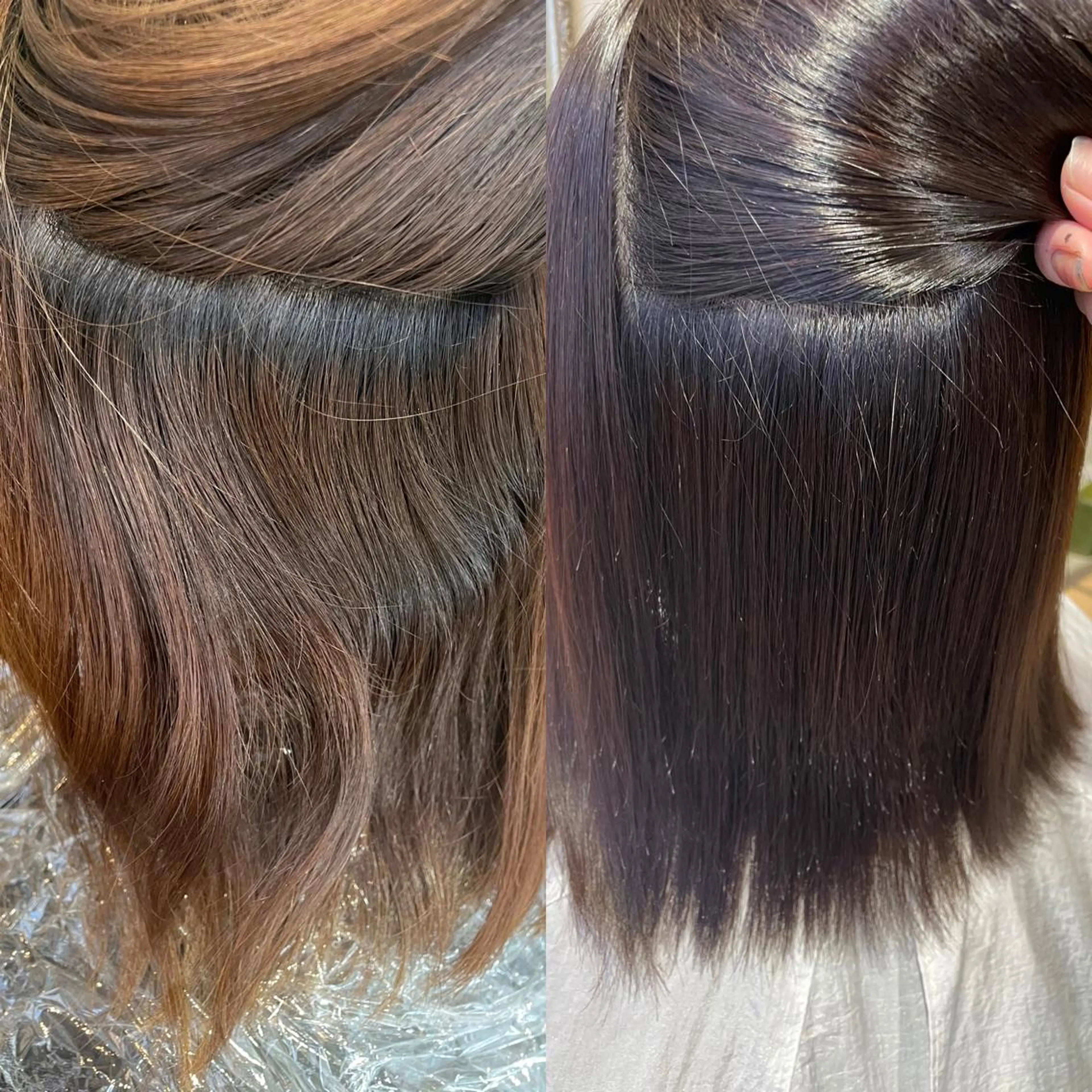 セミロング カラー ヘアアレンジ 髪質改善/縮毛/新宿 🫧SUZUKA🫧のヘアスタイル