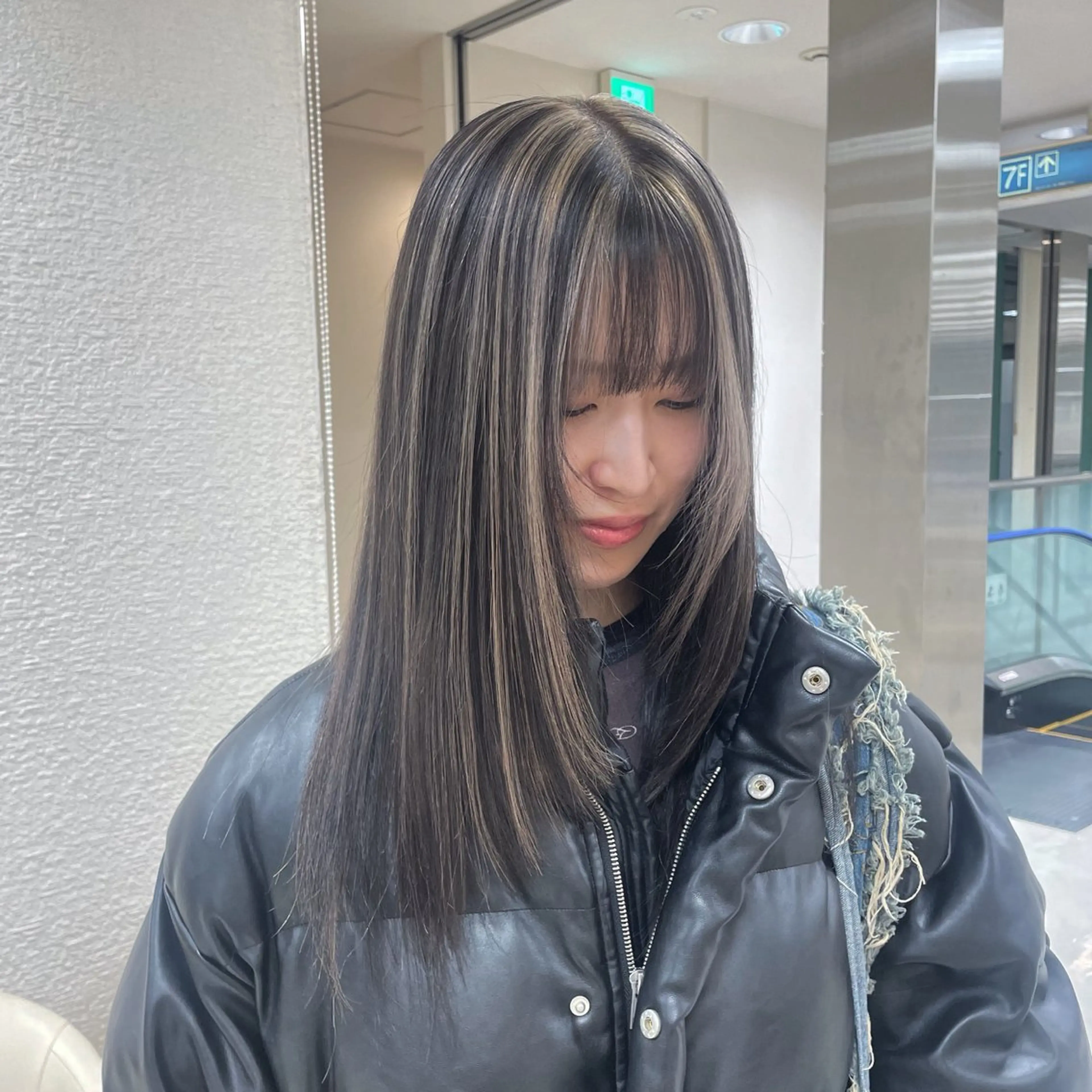 ロング カラー 透明感ワンカラー🎀 レイヤー/AOのヘアスタイル