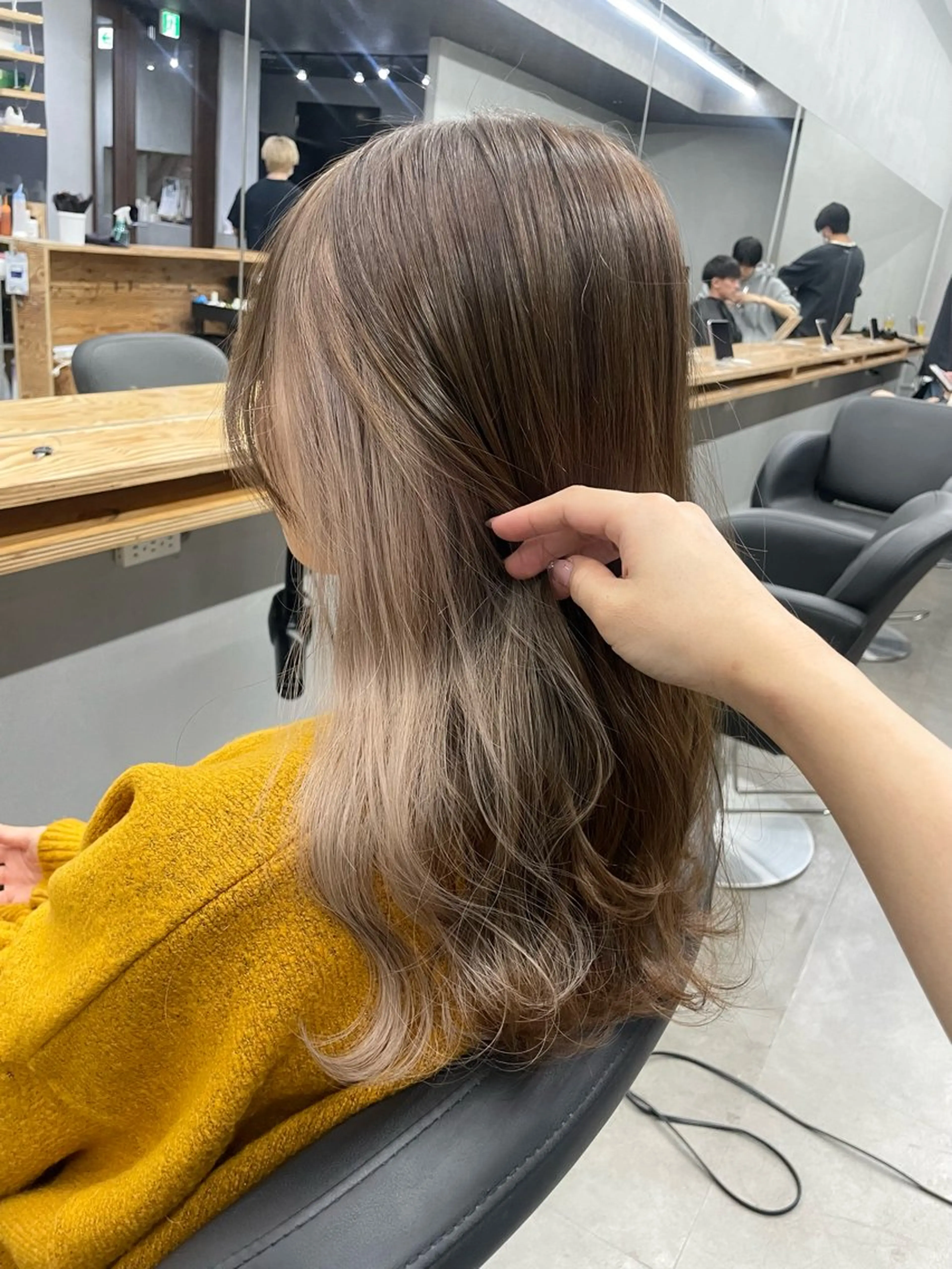 セミロング カット ヘアカラー トリートメント ひより ／Nのヘアスタイル