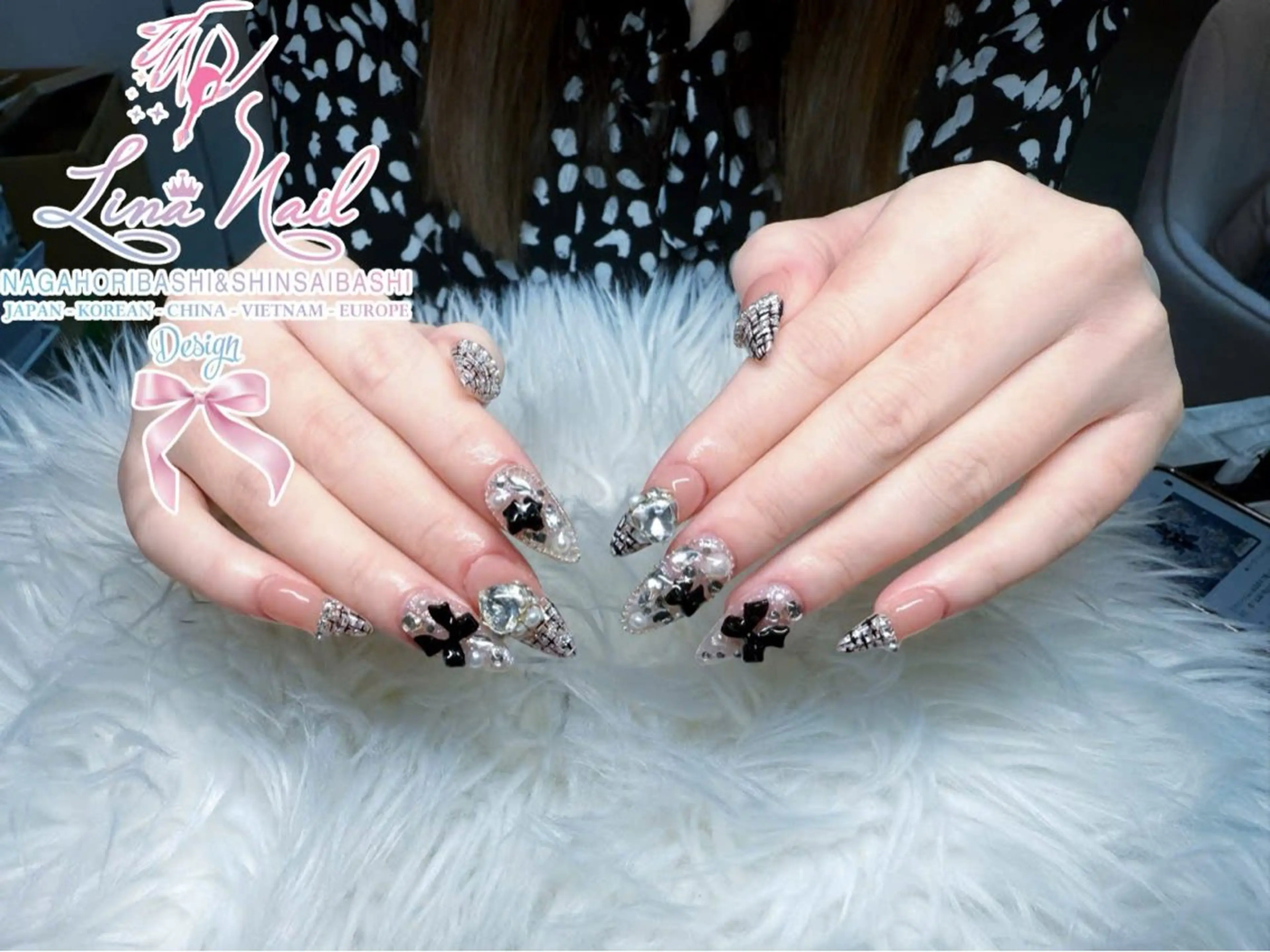 ネイル チークネイル 桜ネイル フラッシュネイル フットネイル ジェルネイル ハンドネイル ７９LINA NAIL 心斎橋店所属・リナネイル アメ村心斎橋店のネイルデザイン