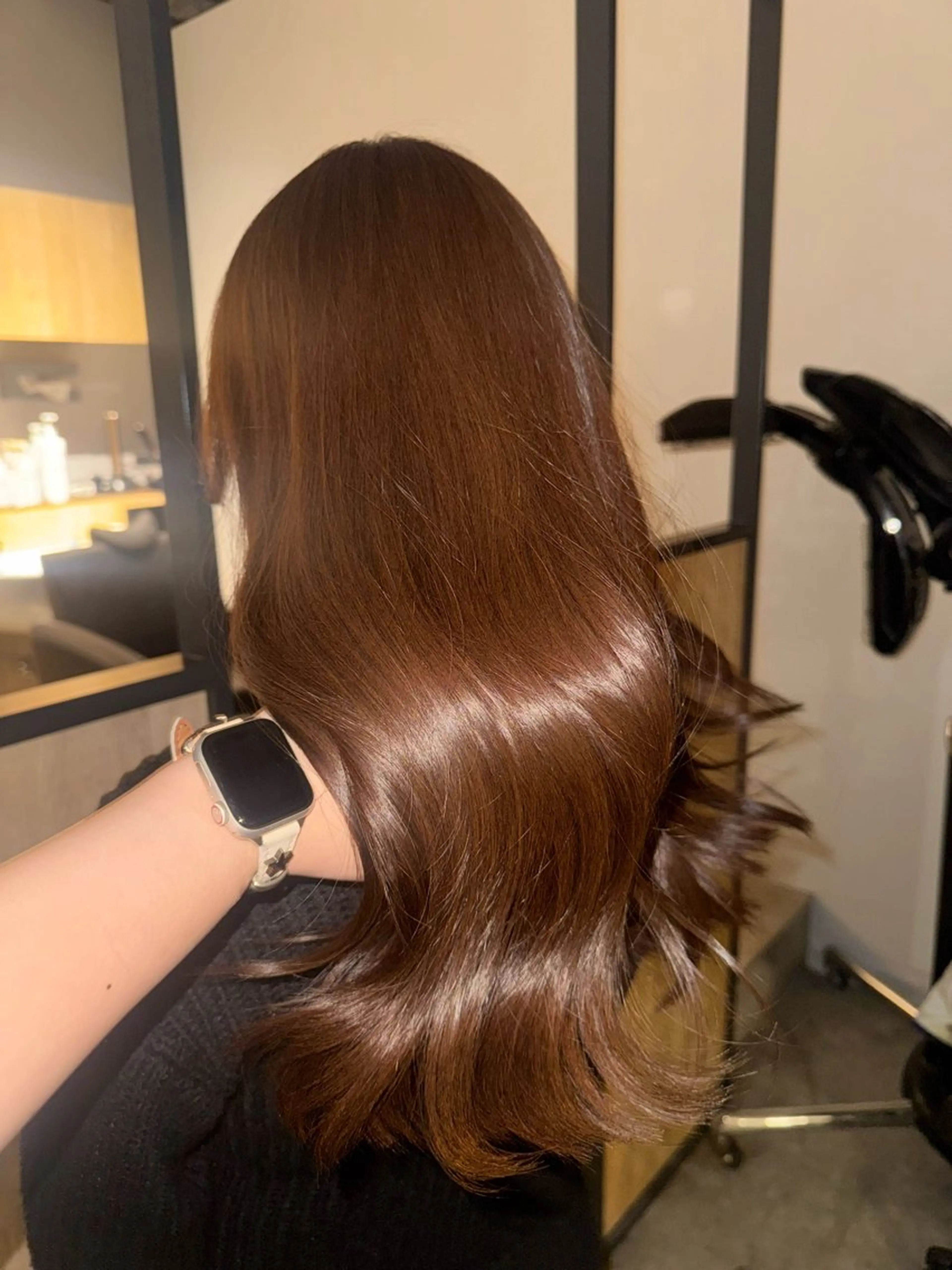 ロング カラー ヘアカラー トリートメント ヘアセット ブリーチ/艶カラー/ sakura❤︎のヘアスタイル