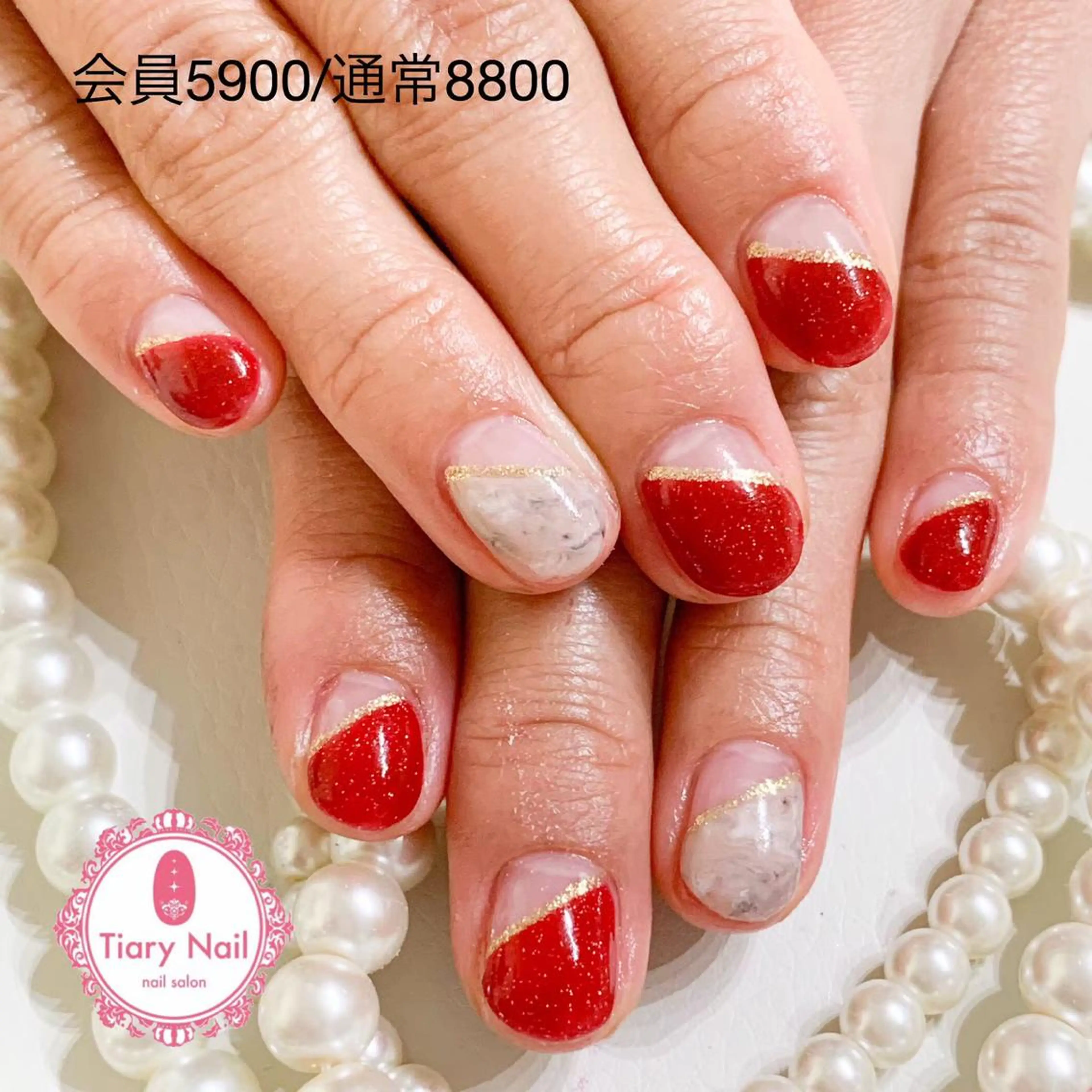 ネイル 💗🪽Tiary Nail🪽💗のネイルデザイン