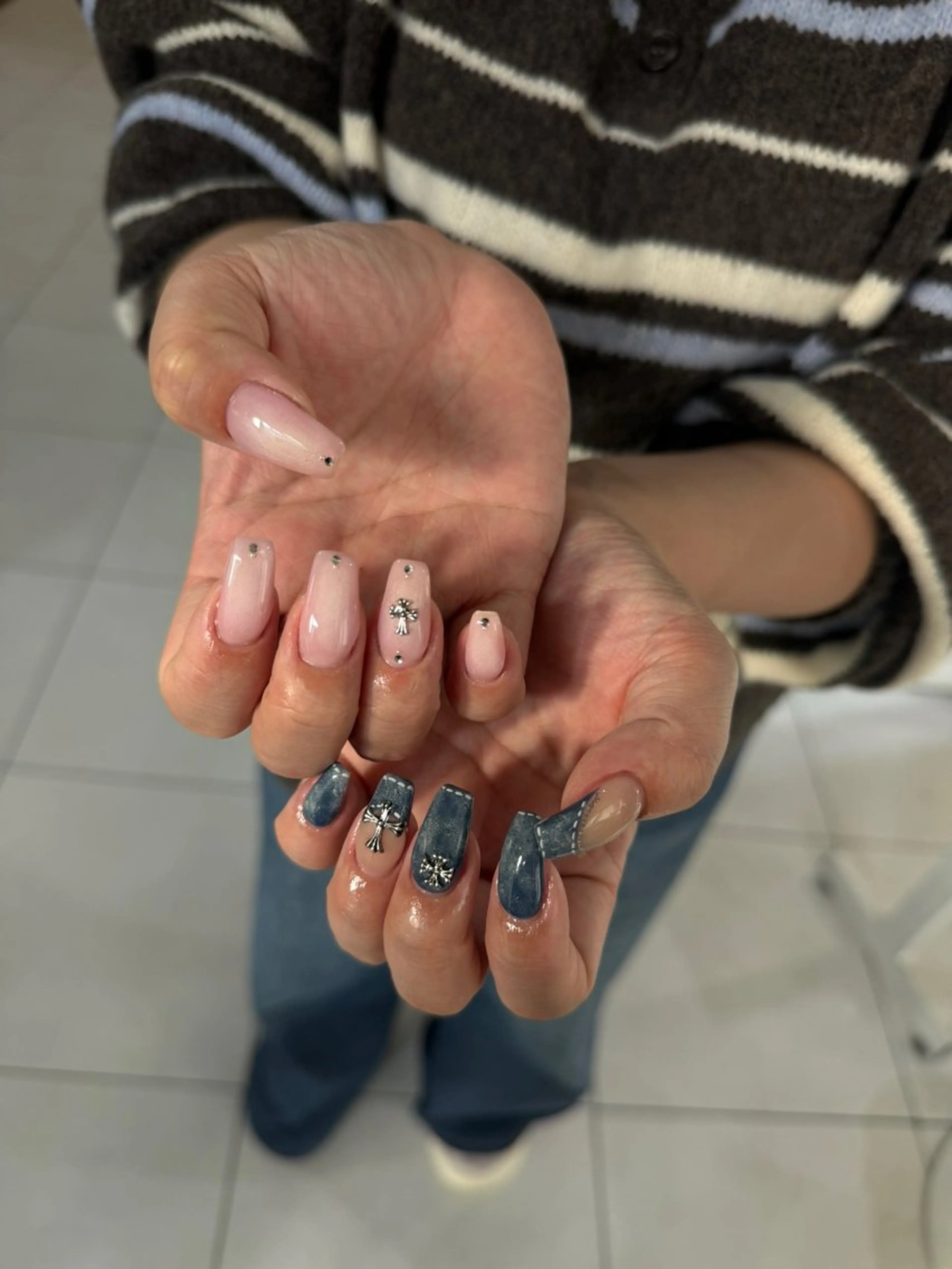 ネイル 持ち込み ハンドネイル ハンドケア Charme. NOBUKOのネイルデザイン