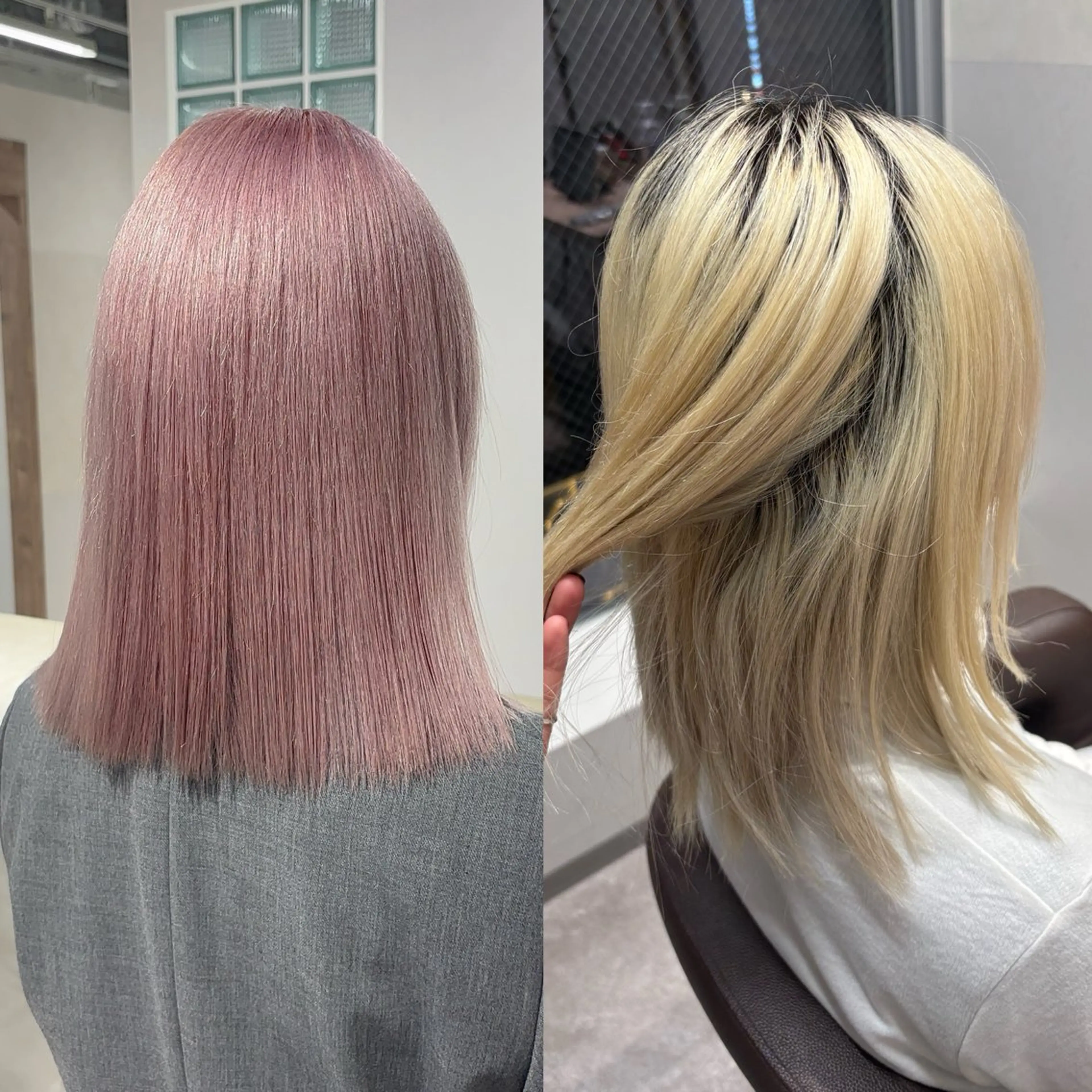 ミディアム ヘアカラー 吉澤 愛心のヘアスタイル