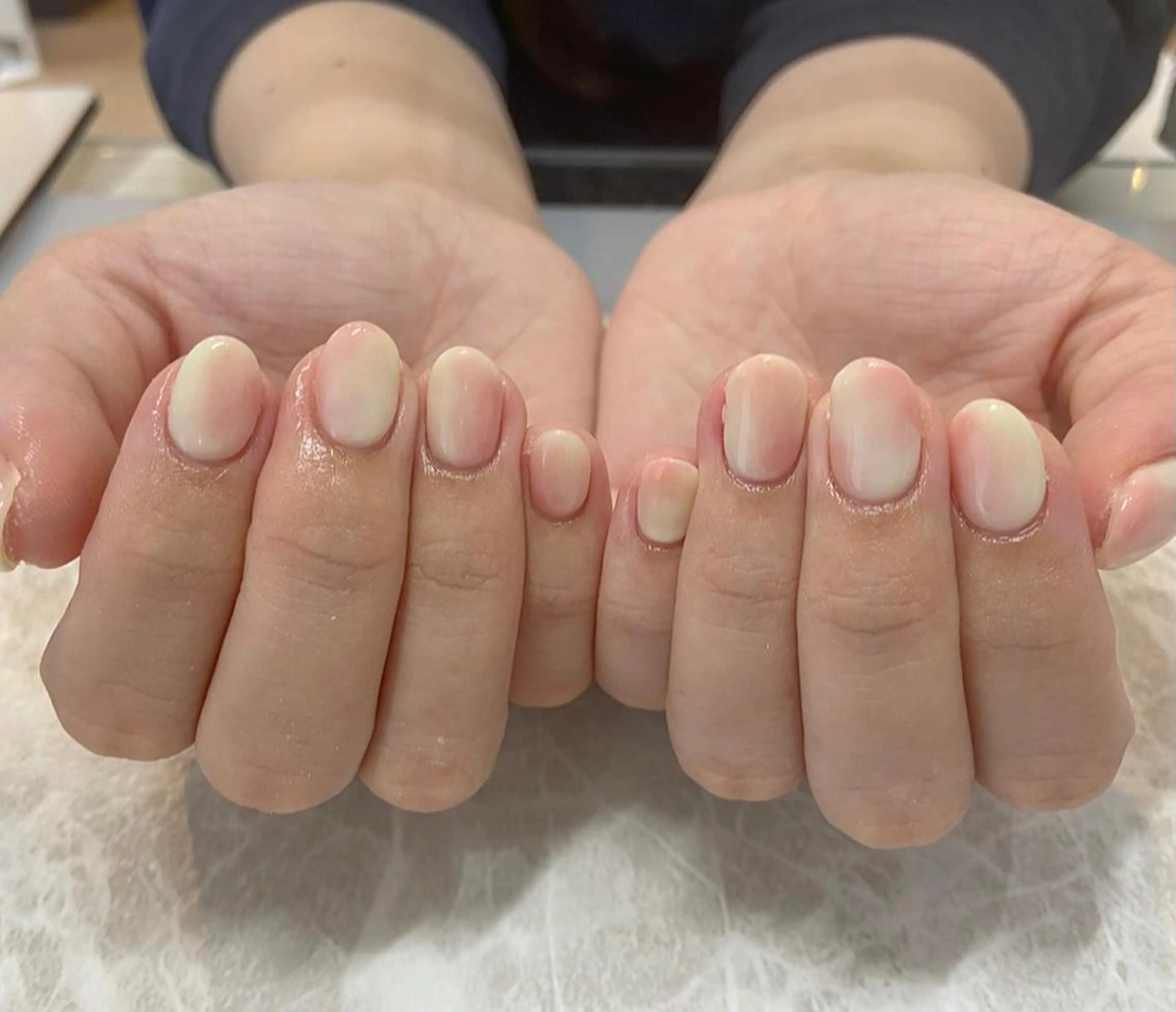 ネイル アートネイル ピンク 🧸熊谷 かほ🧸のネイルデザイン