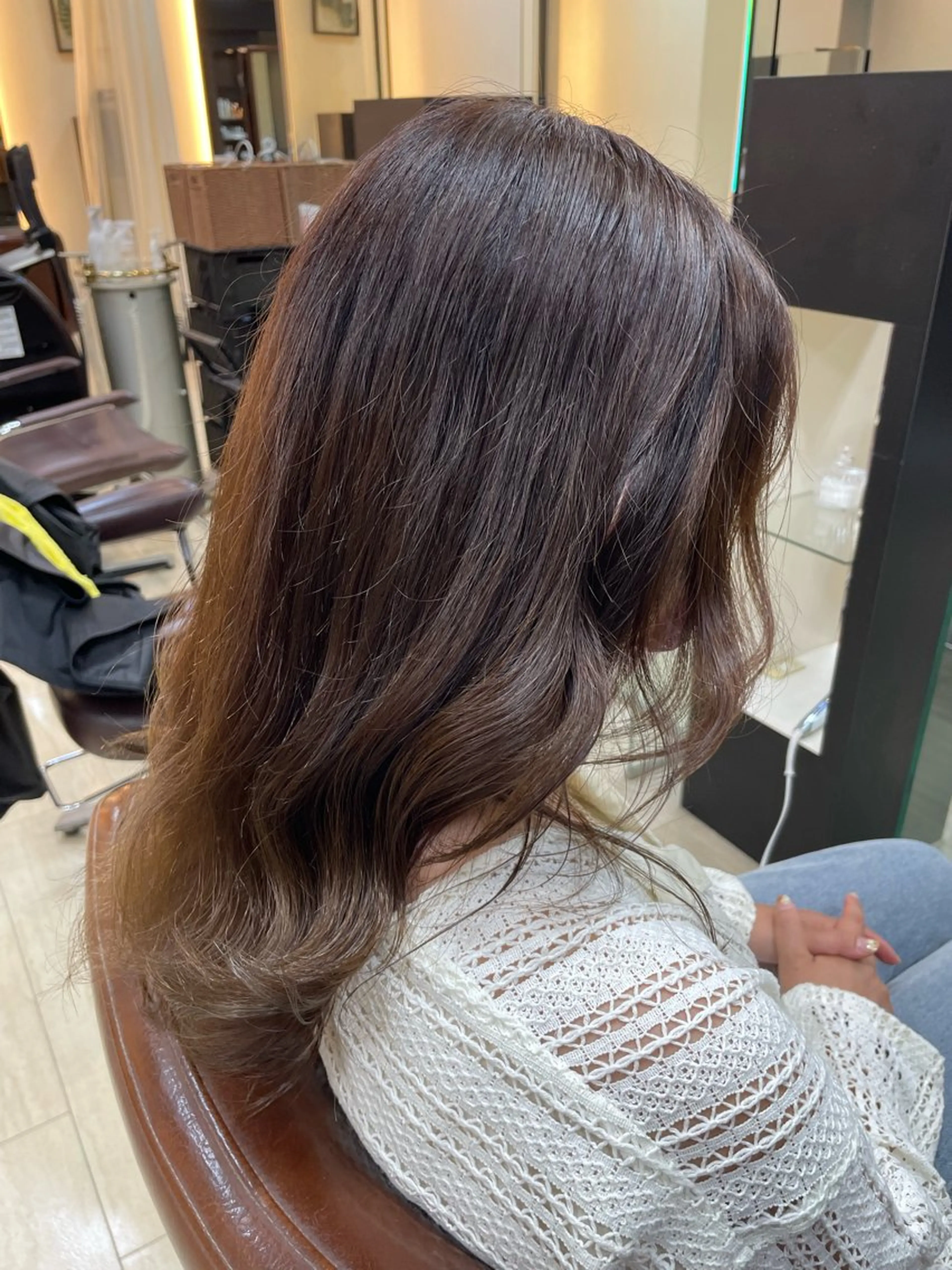 ロング カラー 東田 篤希のヘアスタイル