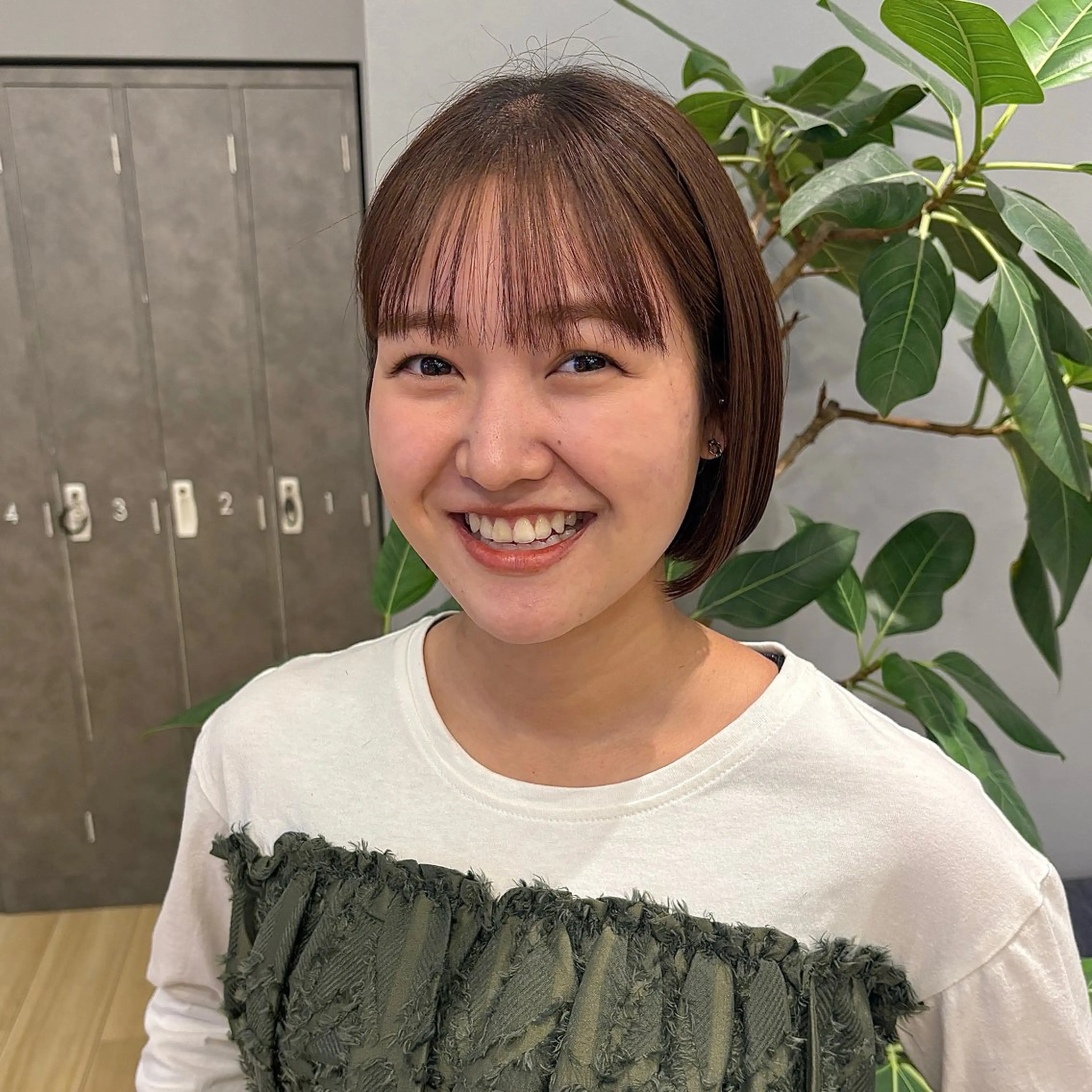 ショート 暖色/ボブ/吉岡美音 GIEN NU茶屋町のヘアスタイル