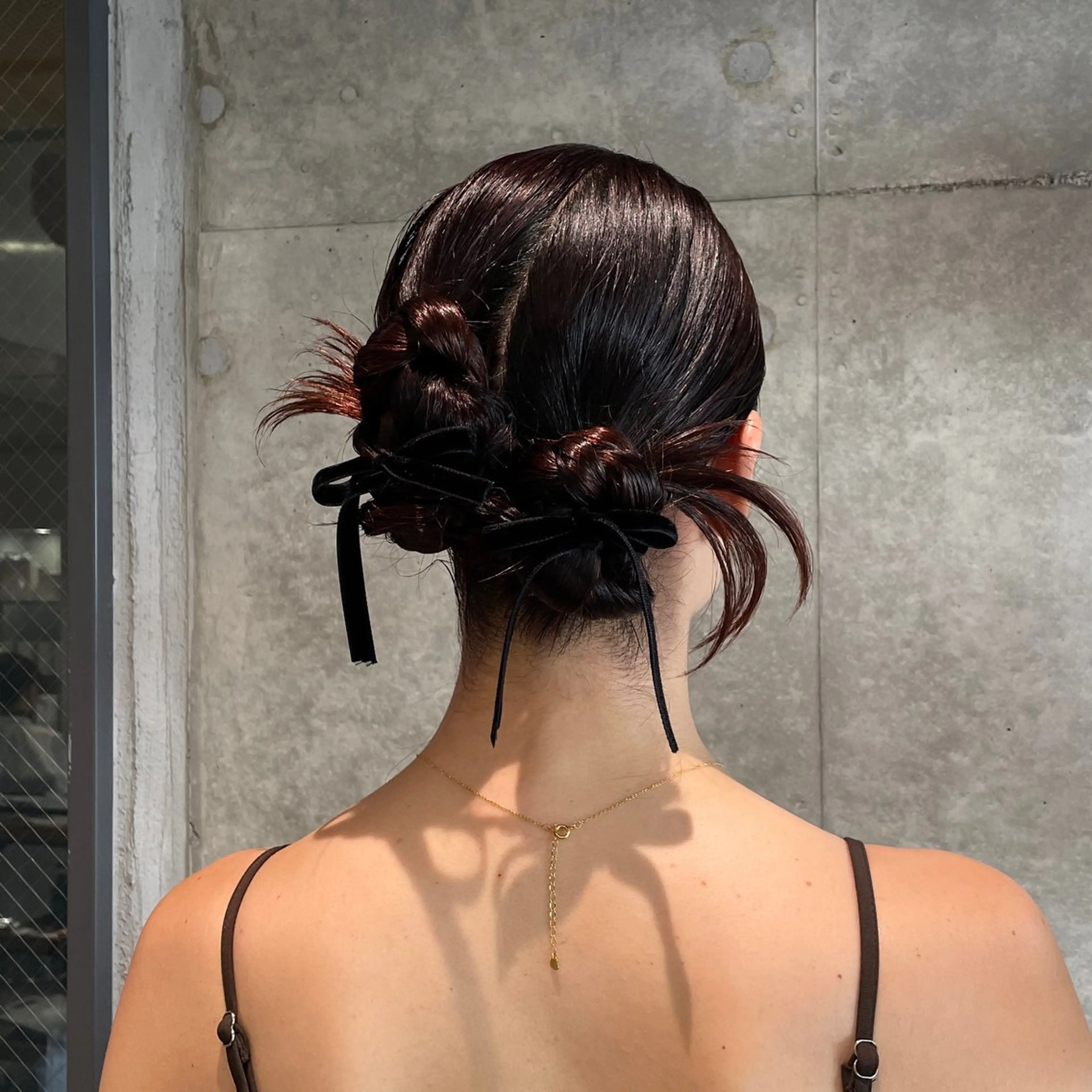 ヘアアレンジ カット 透けカラー/ アレンジ/篠崎渚彩のヘアスタイル