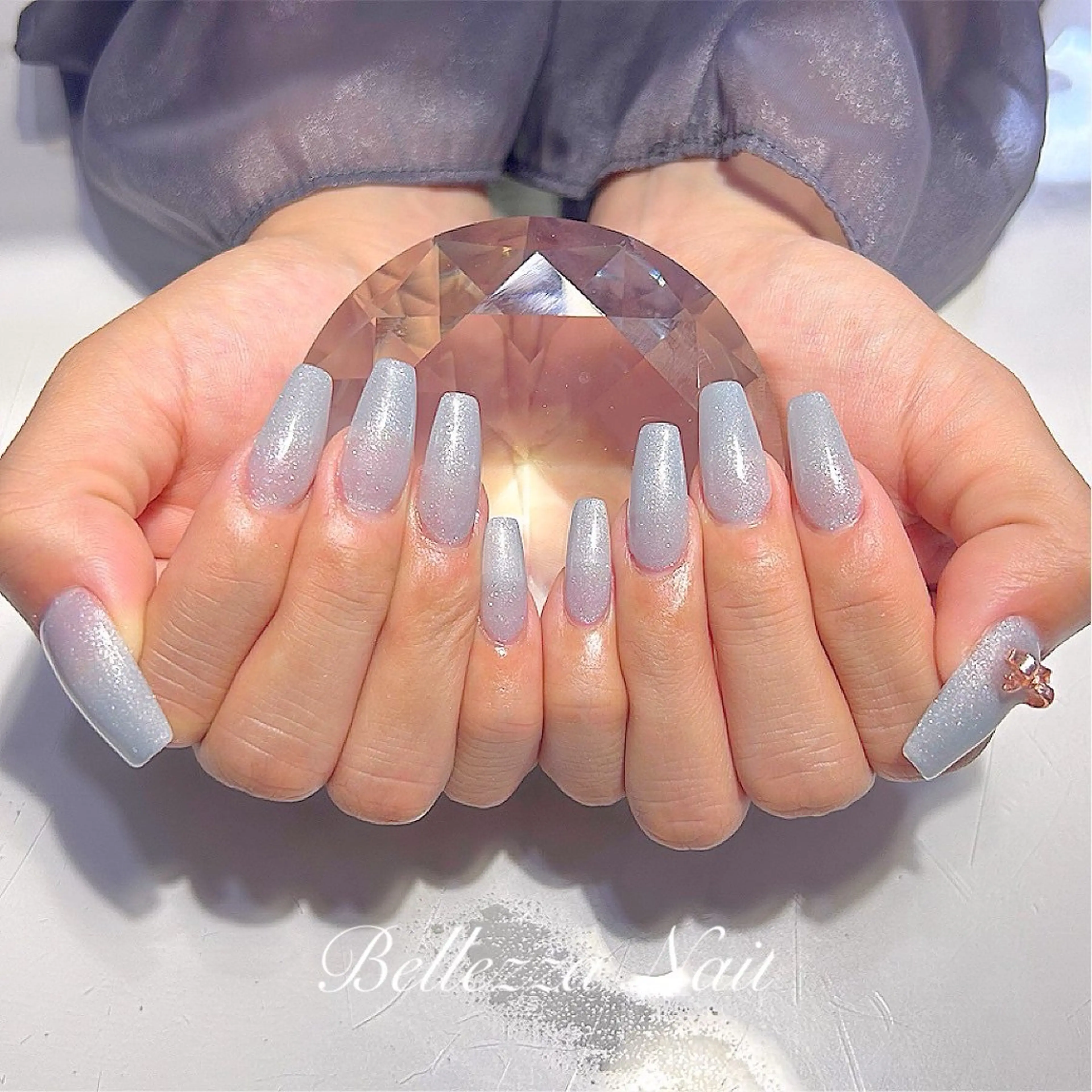 ネイル 長さ出し ロングネイル Bellezza Nailのネイルデザイン