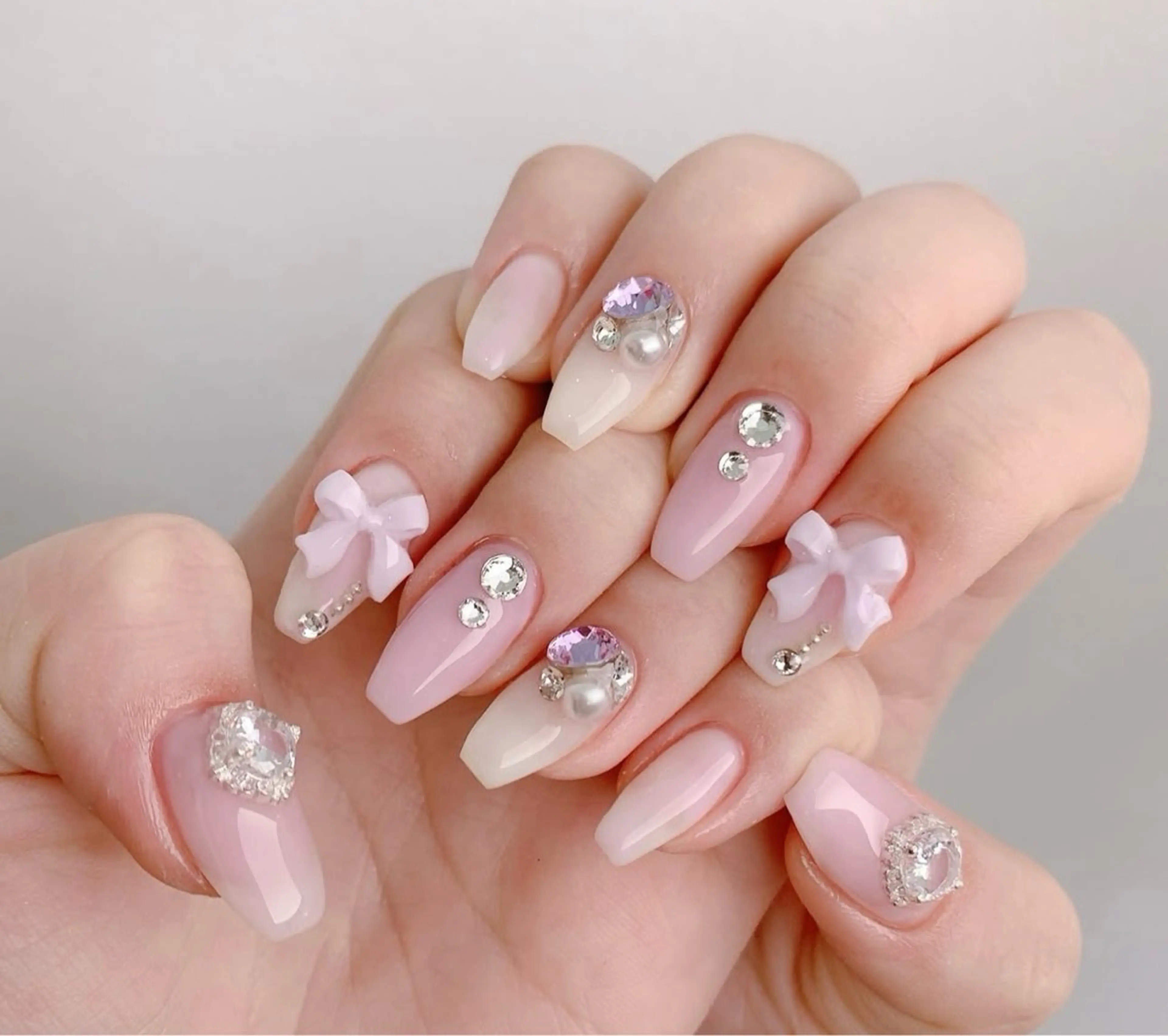 ネイル 韓国ネイル 持ち込み ニュアンスネイル ネイルチップ ハンドネイル TABI ANA.CHUOのネイルデザイン