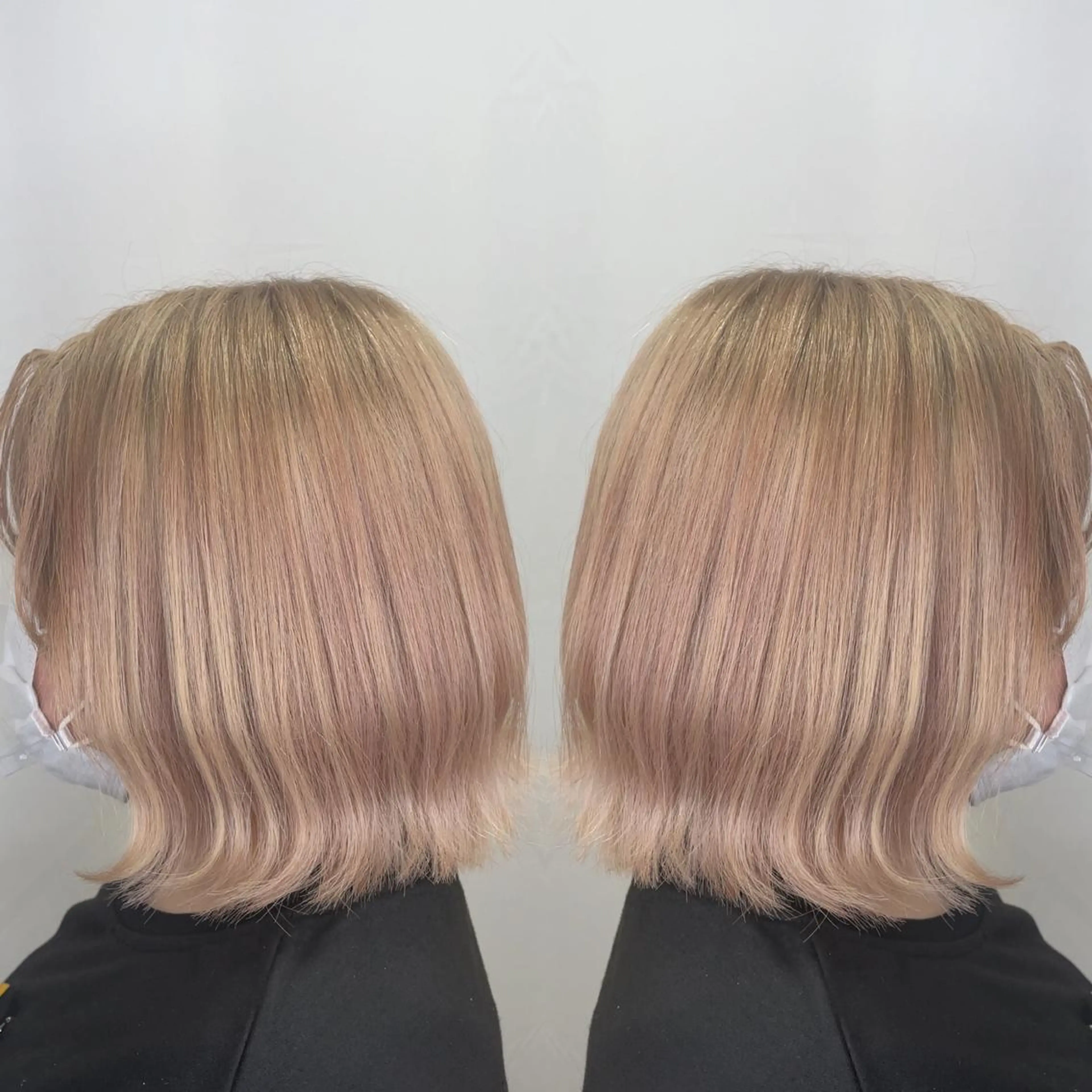 ショート カラー 縮毛/レイヤー 韓国/橋口のヘアスタイル