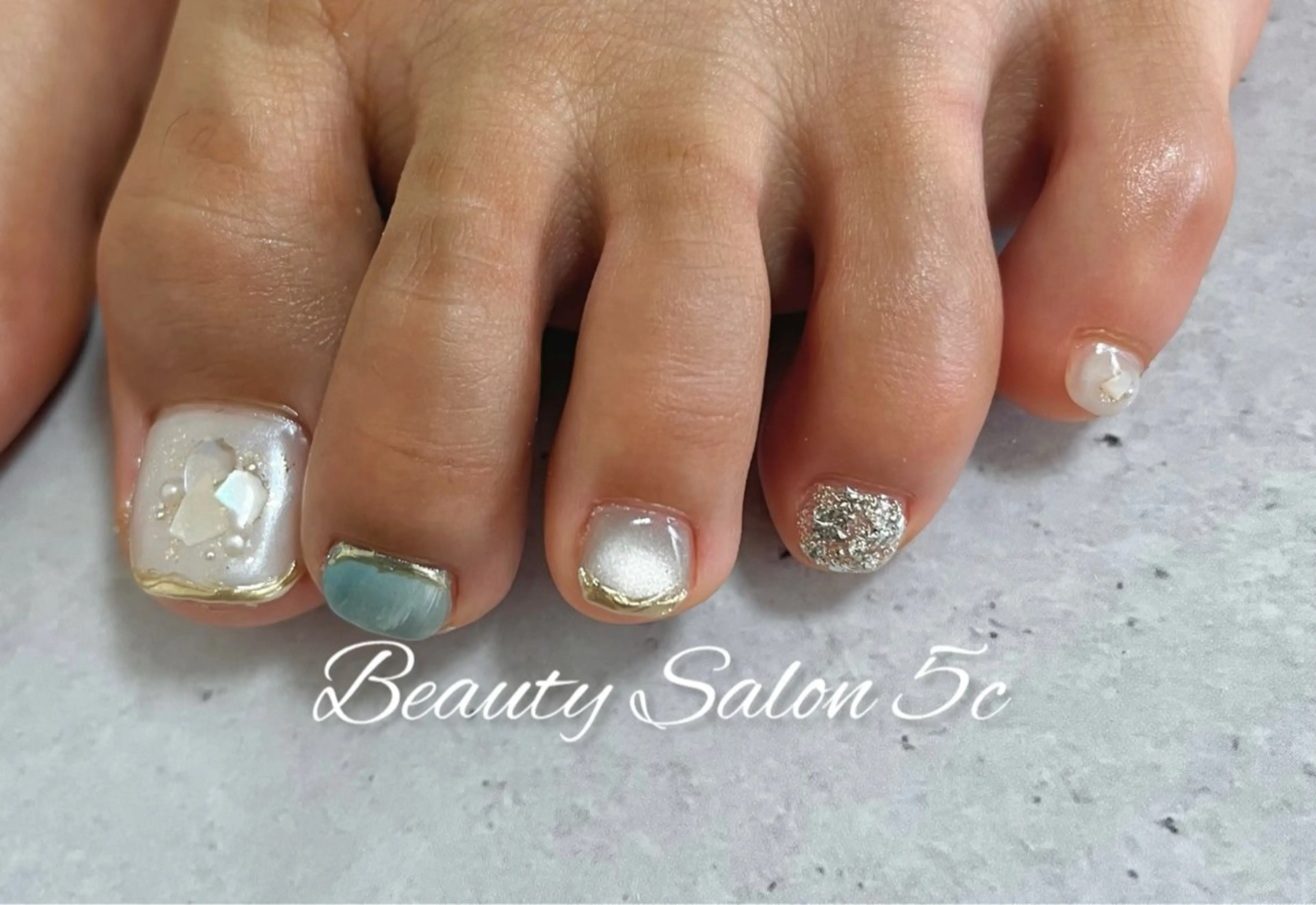 ネイル フットネイル Beauty Salon5cのネイルデザイン