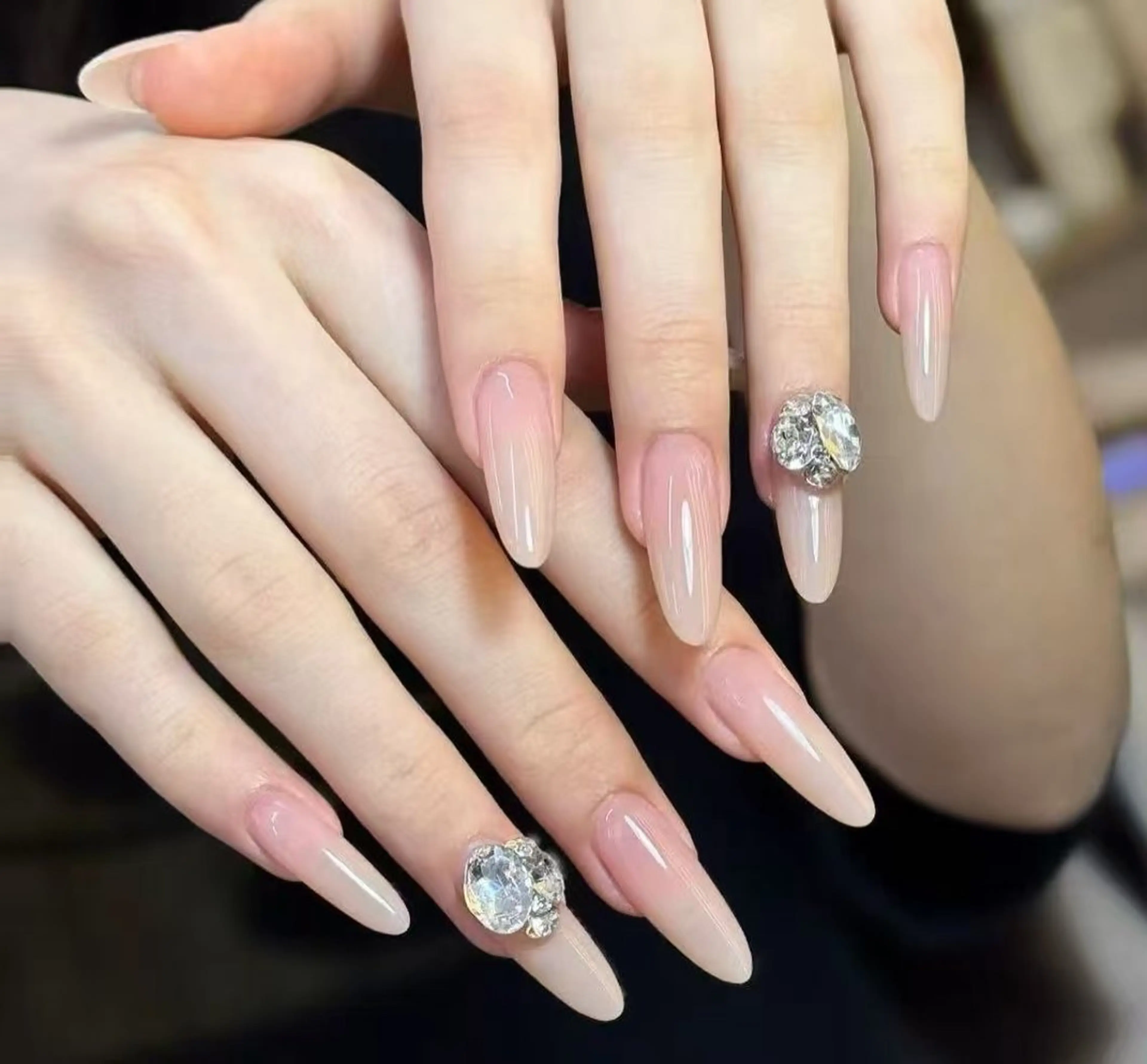 ネイル オーロラネイル フラワーネイル フットネイル フレンチネイル ジェルネイル ハンドネイル BabyYouMi ねねのネイルデザイン