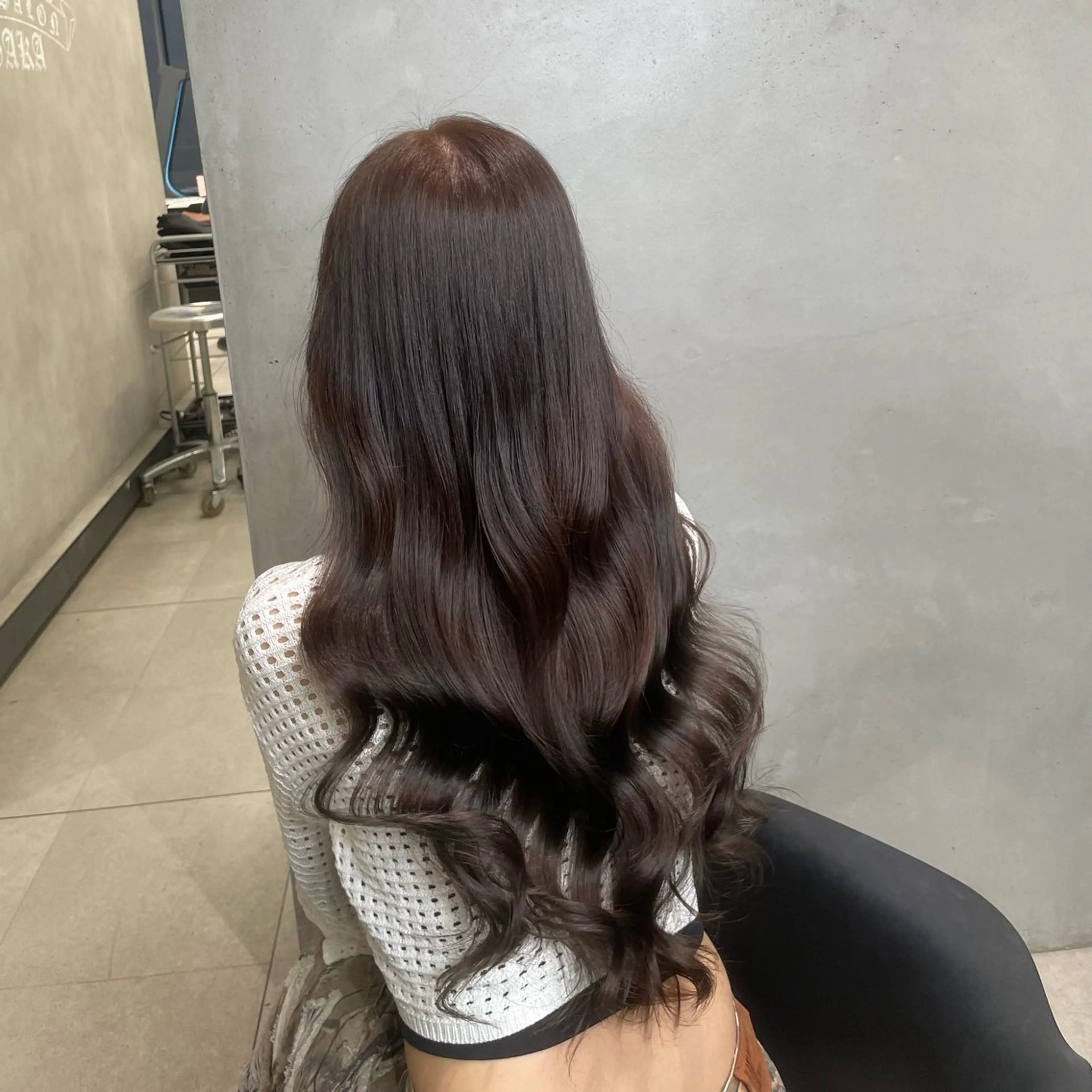 カラー Off-White 大阪所属・offwhite Nano🪩🧡のヘアスタイル