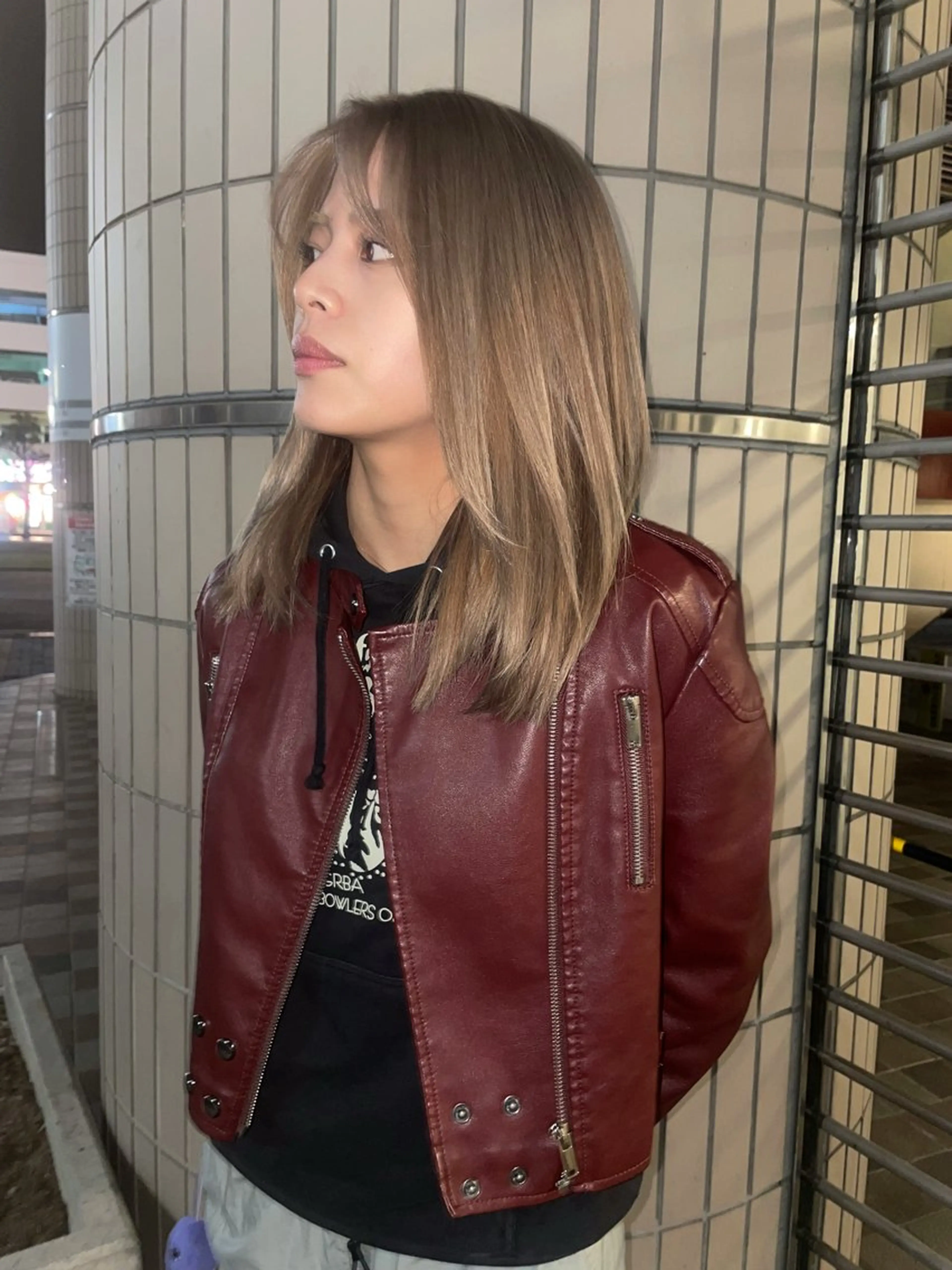 セミロング ヘアカラー lift by mag所属・ユナ ナチュラル／透明感のヘアスタイル