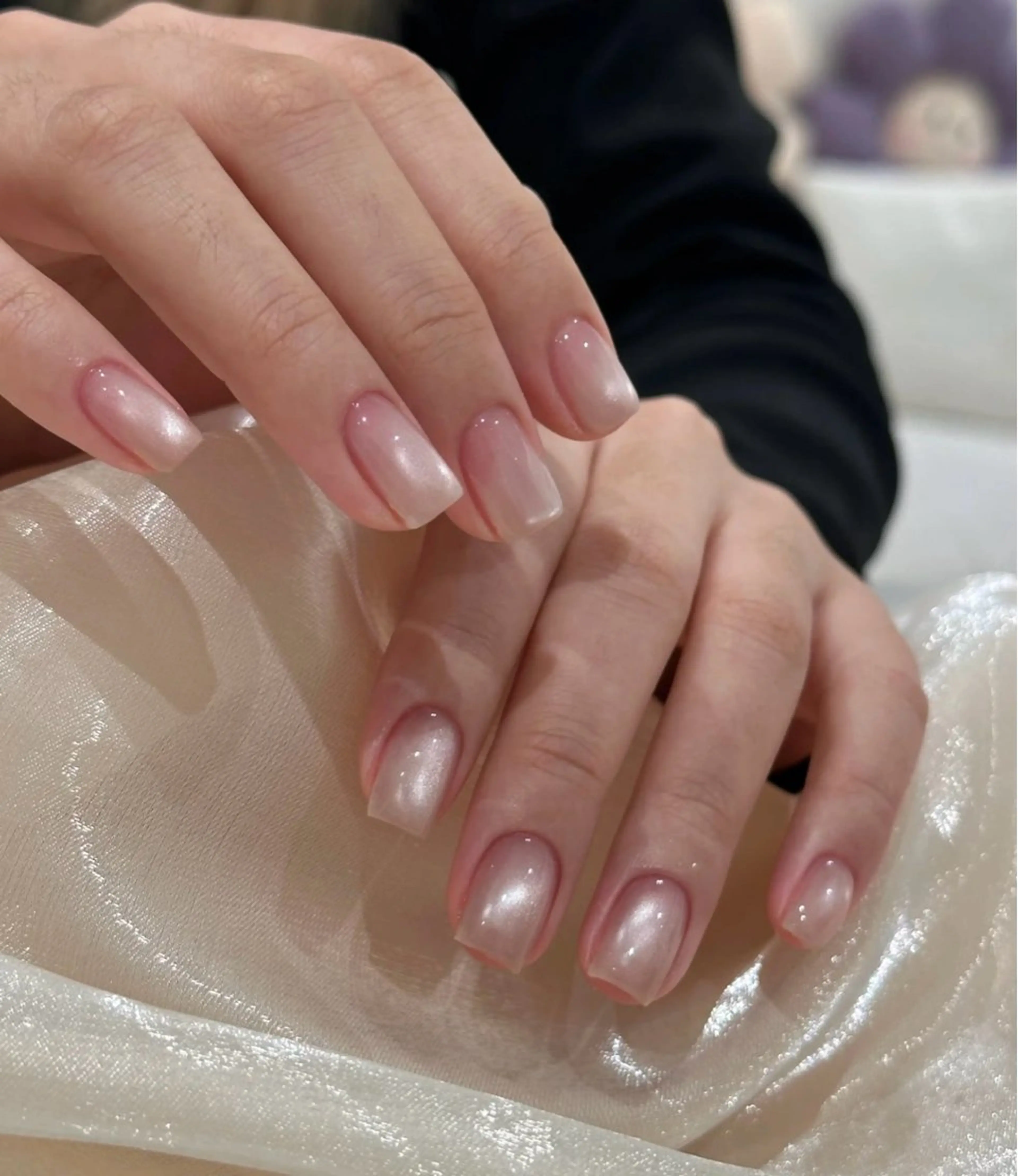 【ジェルオフ無料（ジェルのみ）】サイドマグネット➕ パーツ2個 💚の写真