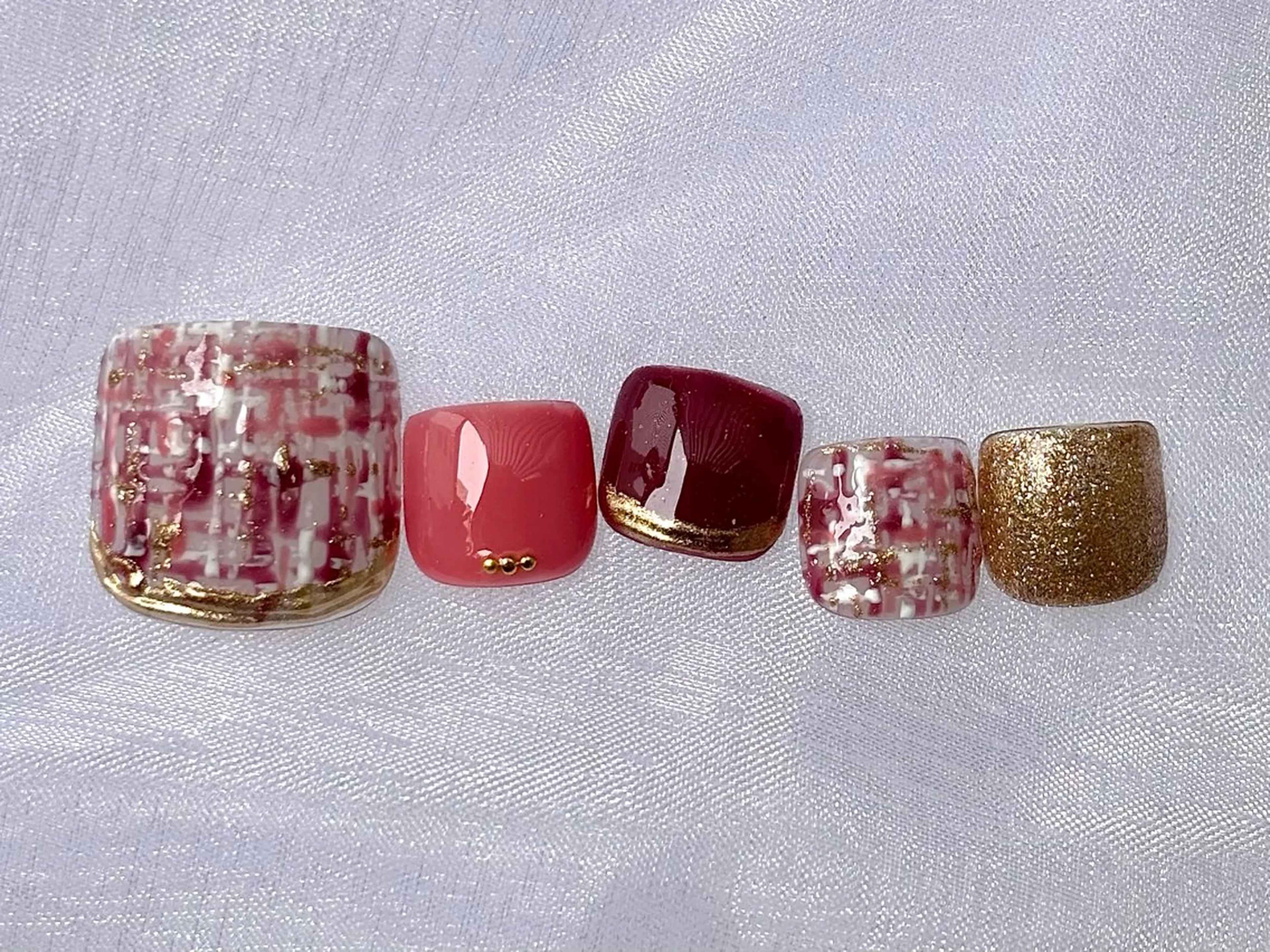 ネイル フットネイル トップネイリスト Ribbon立川店のネイルデザイン