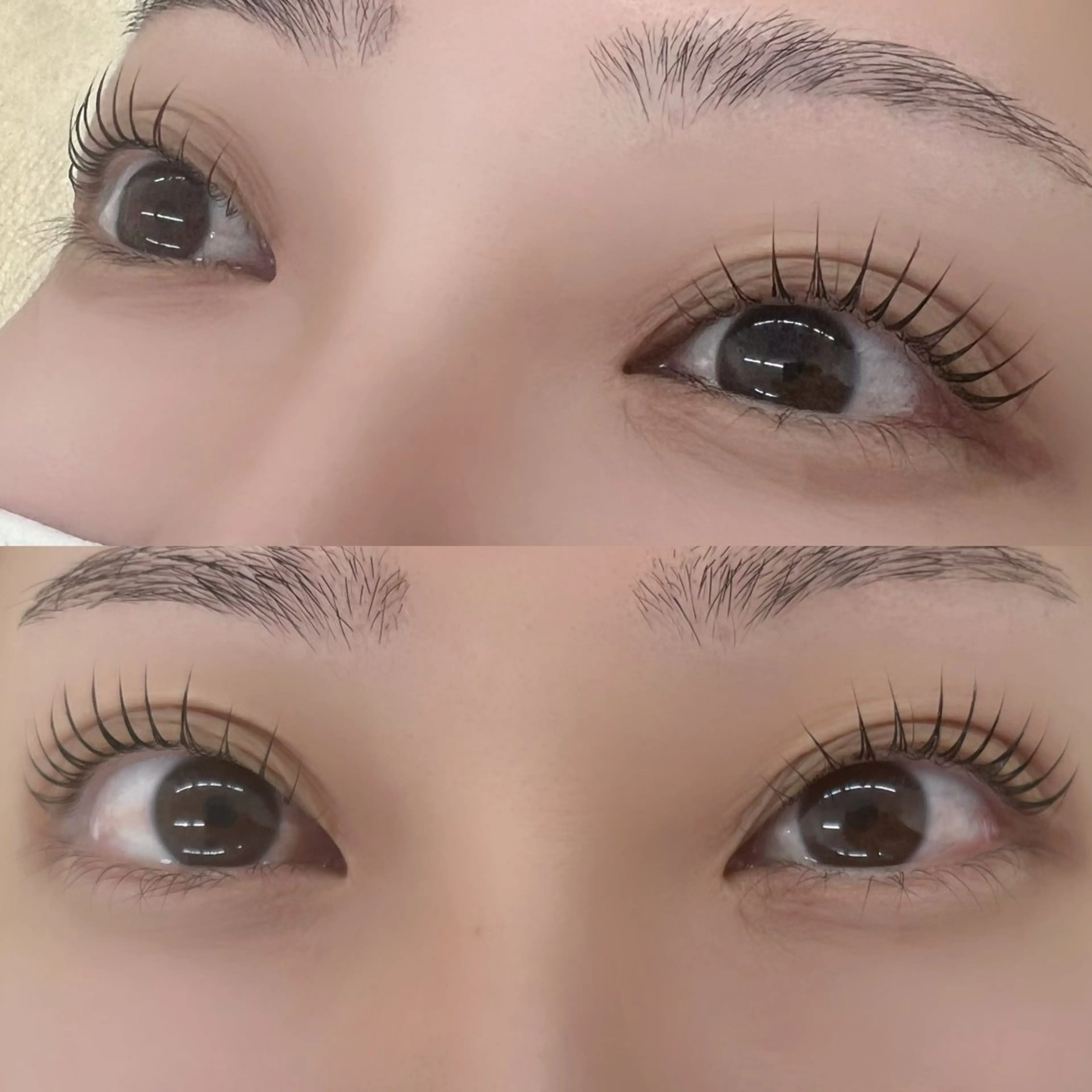マツエク・マツパ 束感まつ毛 フラットラッシュ 韓国風マツエク ナチュラル まつげパーマ マツパ CLUTCH🫧 ayanoのマツエク・マツパデザイン
