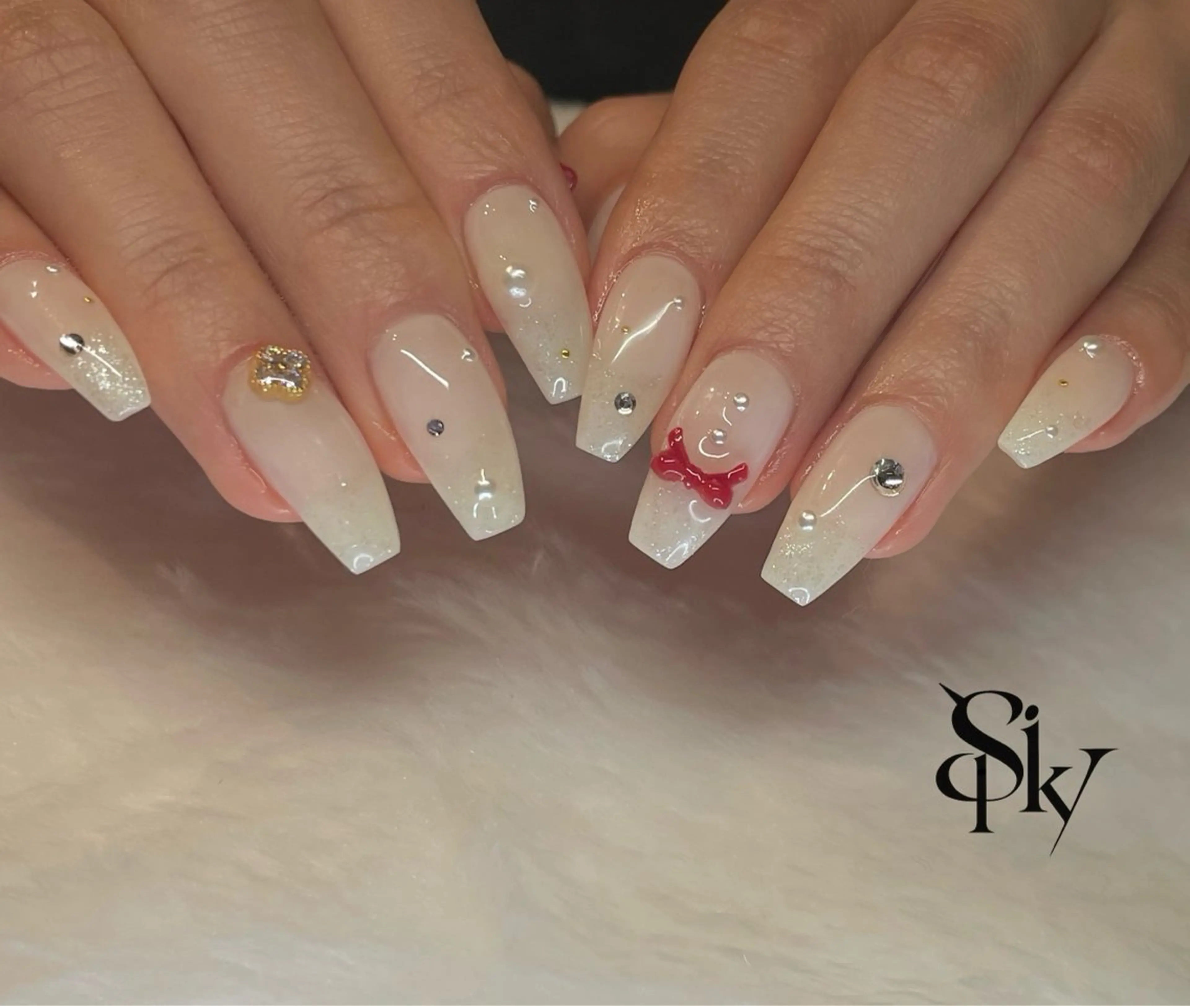 ネイル ハンドネイル Spiky とうげ ふうかのネイルデザイン