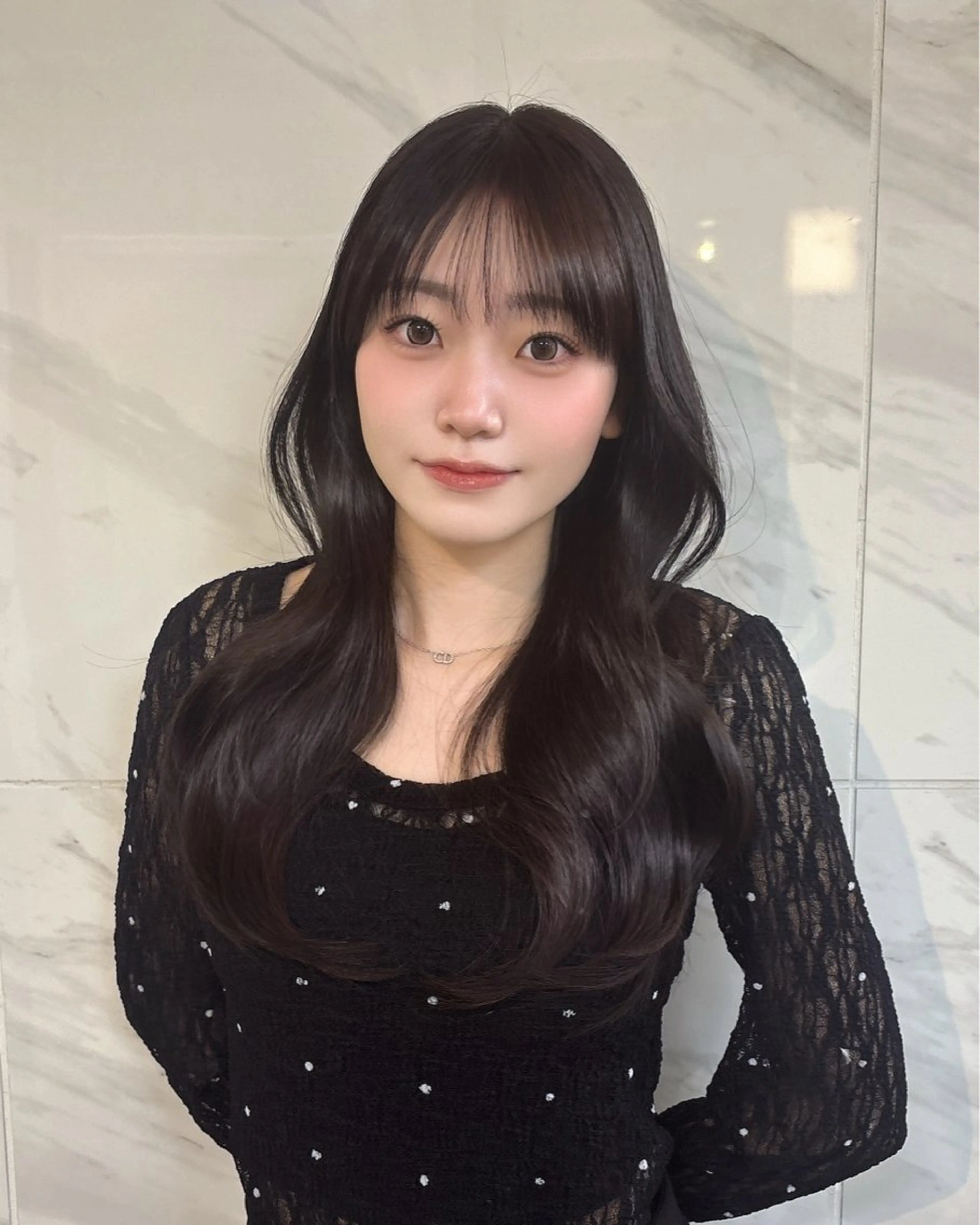 ロング 🤍韓国ヘア/ 楓🤍のヘアスタイル