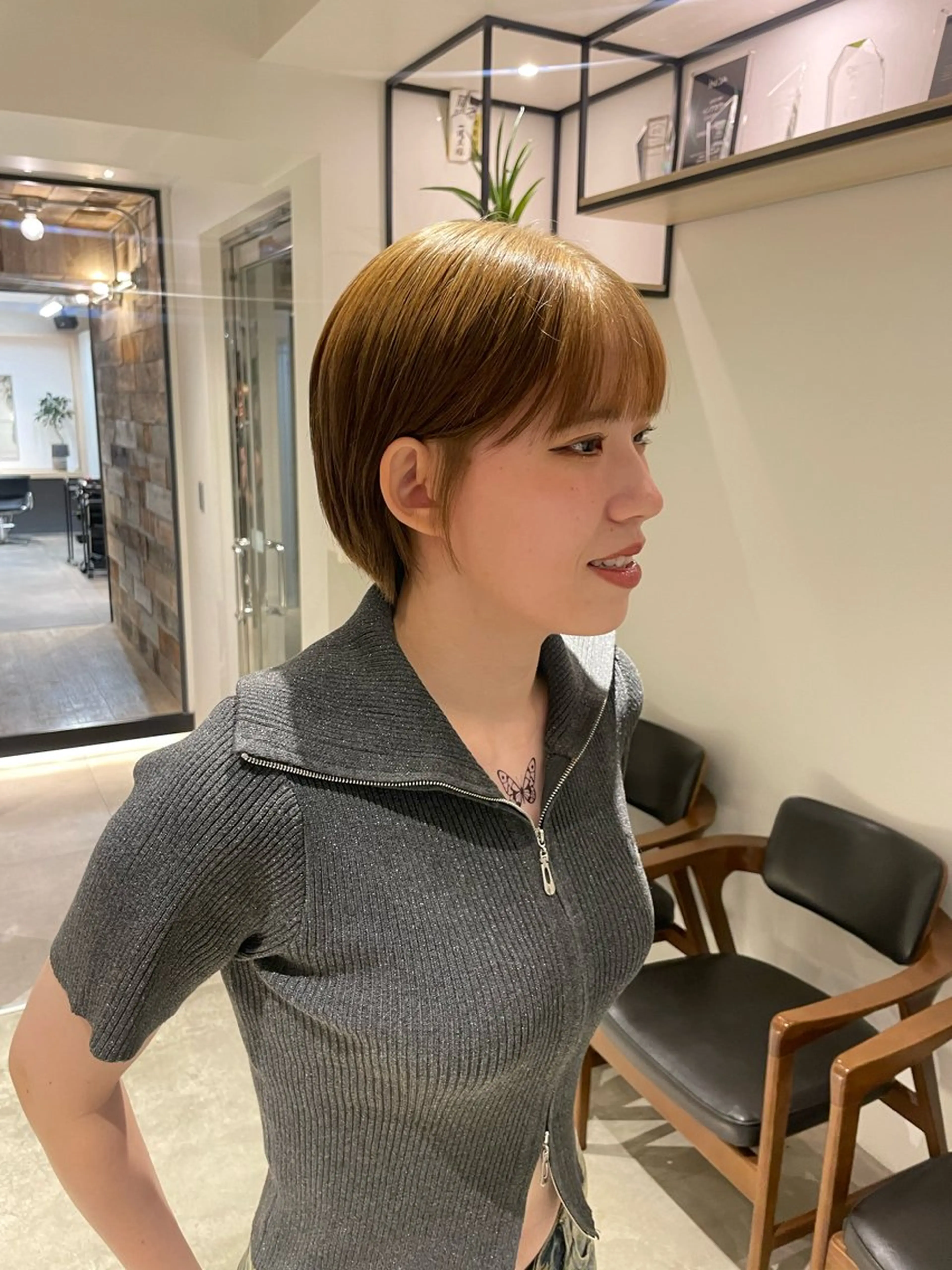 ショート カラー ショートヘア トリートメント カット トリートメント ヘッドスパ ヘアセット SHEA.学芸大学所属・一箭 恵梧/ロングヘアのヘアスタイル