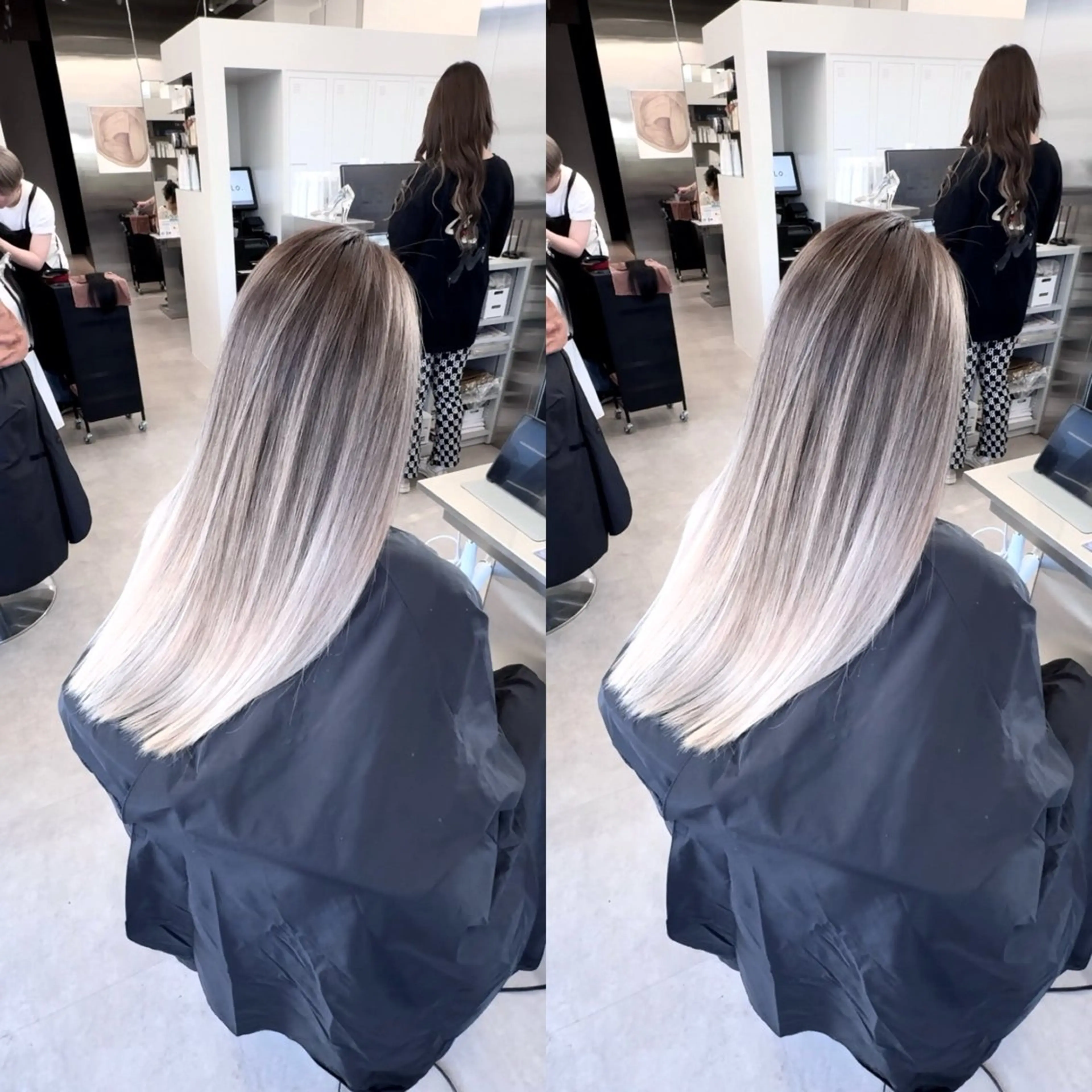 カラー エクステ シールエクステ/ 美髪カラー/茉央のヘアスタイル