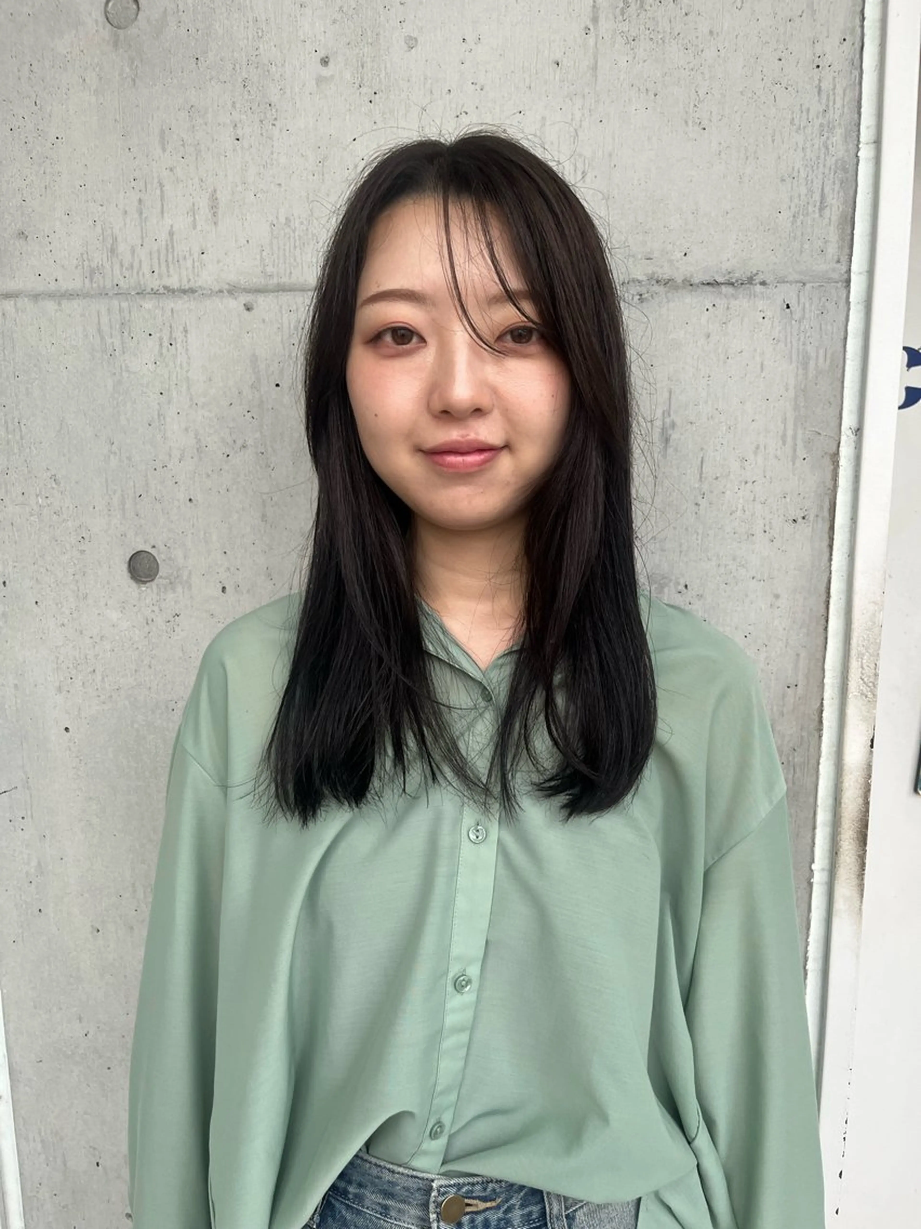 セミロング カラー カット ヘアカラー SALOWIN  立川所属・yukari/ 立川美容室のヘアスタイル