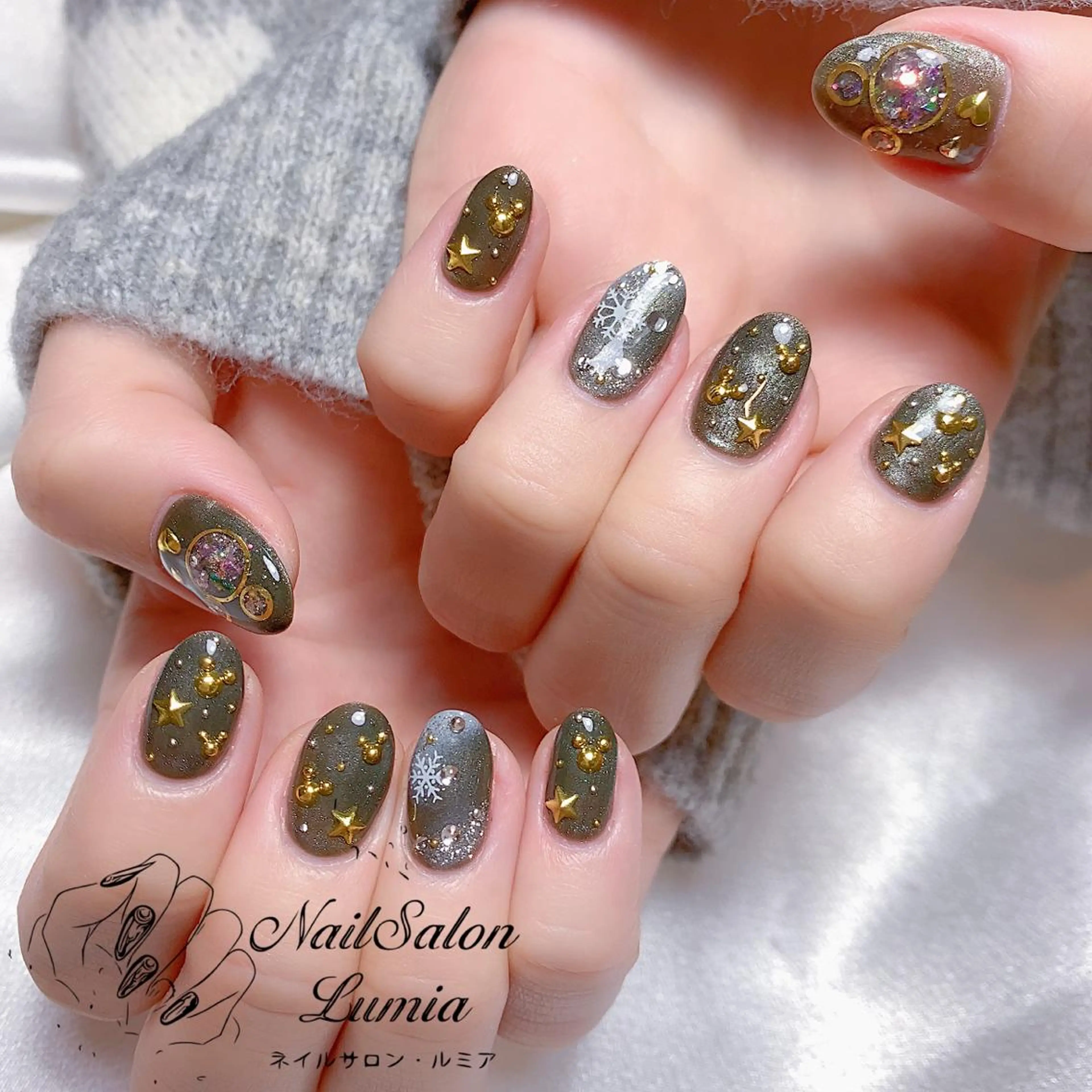 ネイル ハンドネイル ネイルサロン ルミア Lumia 店長のネイルデザイン