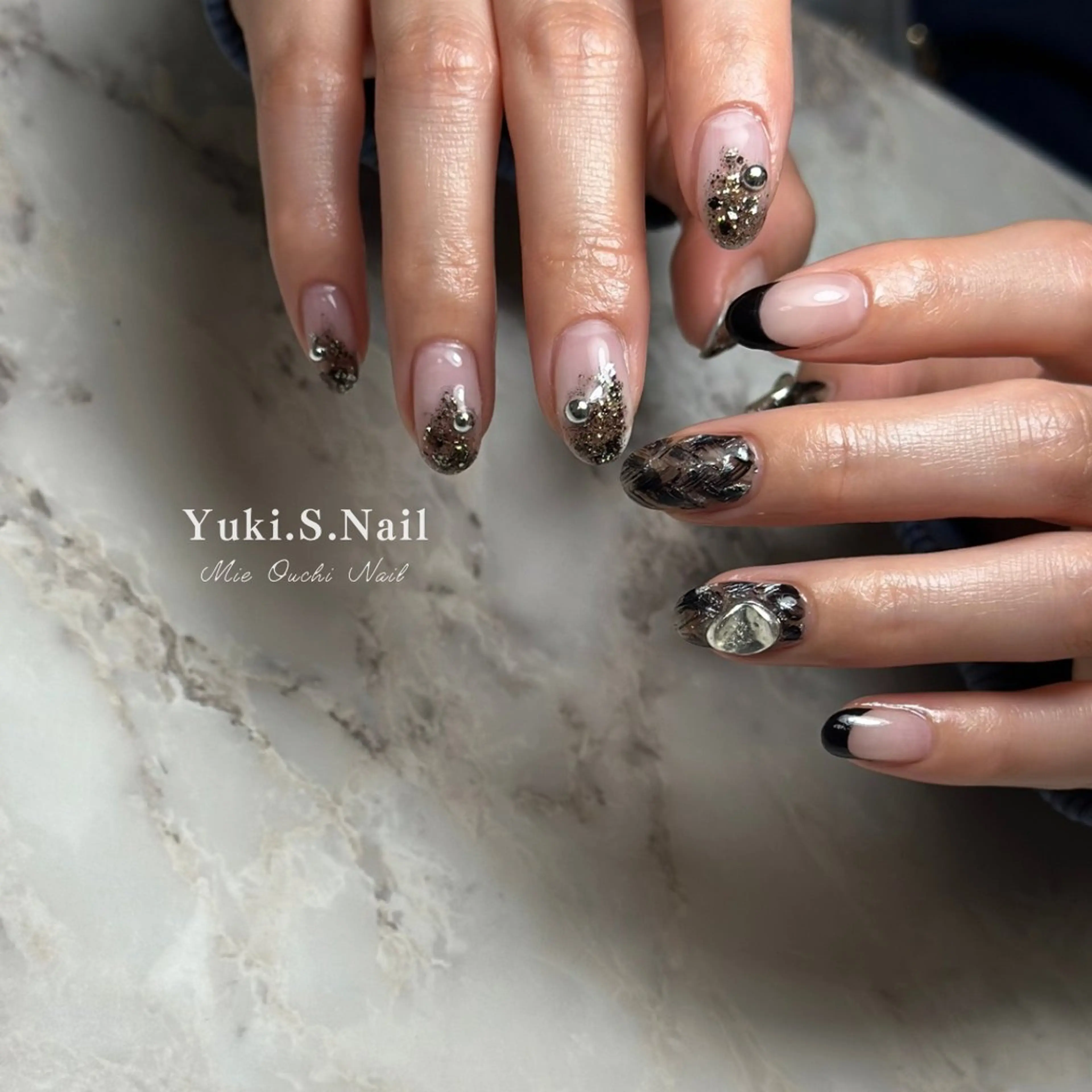 ショート ハンドネイル Yuki S.Nailのネイルデザイン