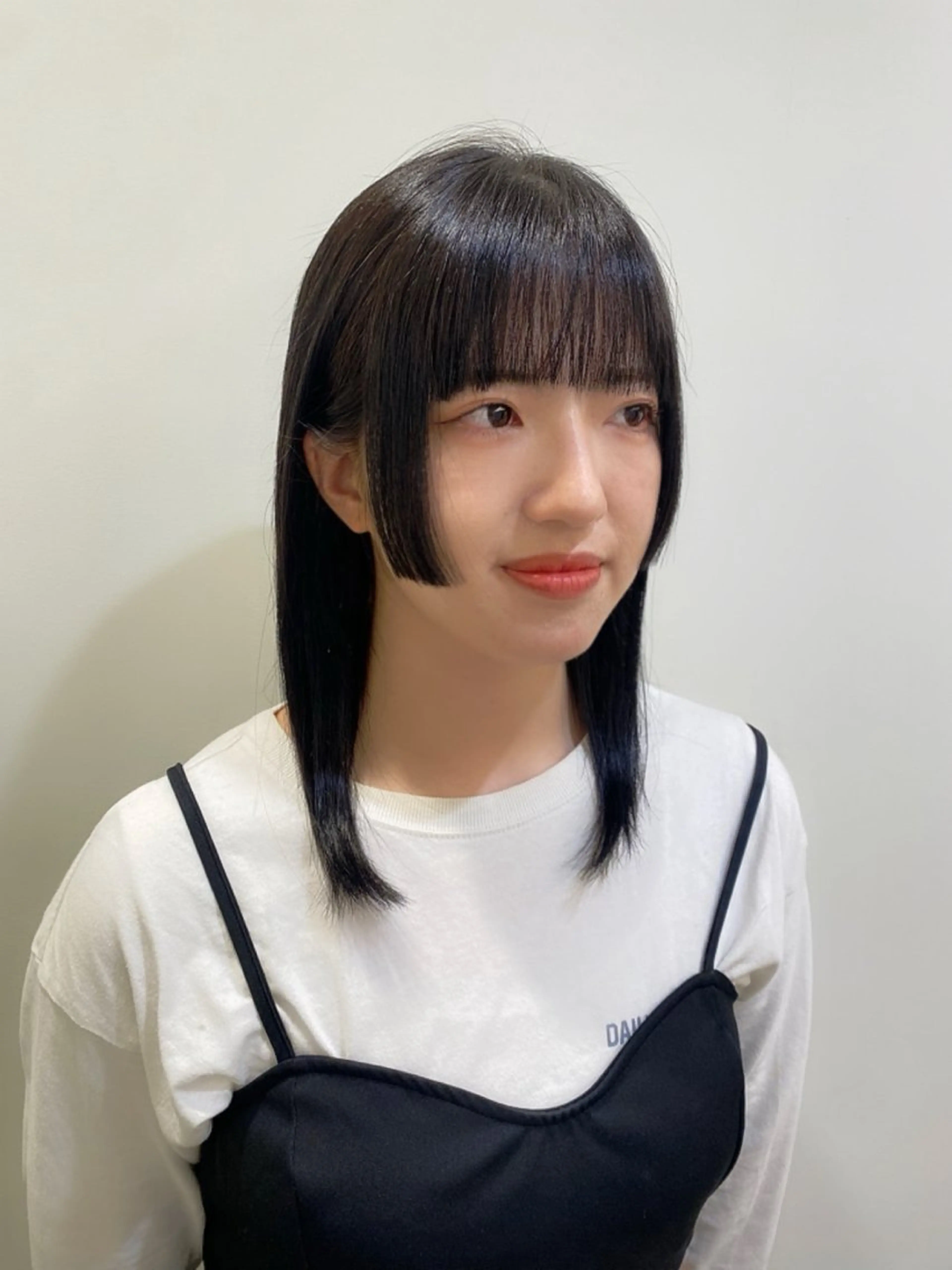 ミディアム カラー カット ヘアカラー マツモト カラー/ショートボブのヘアスタイル