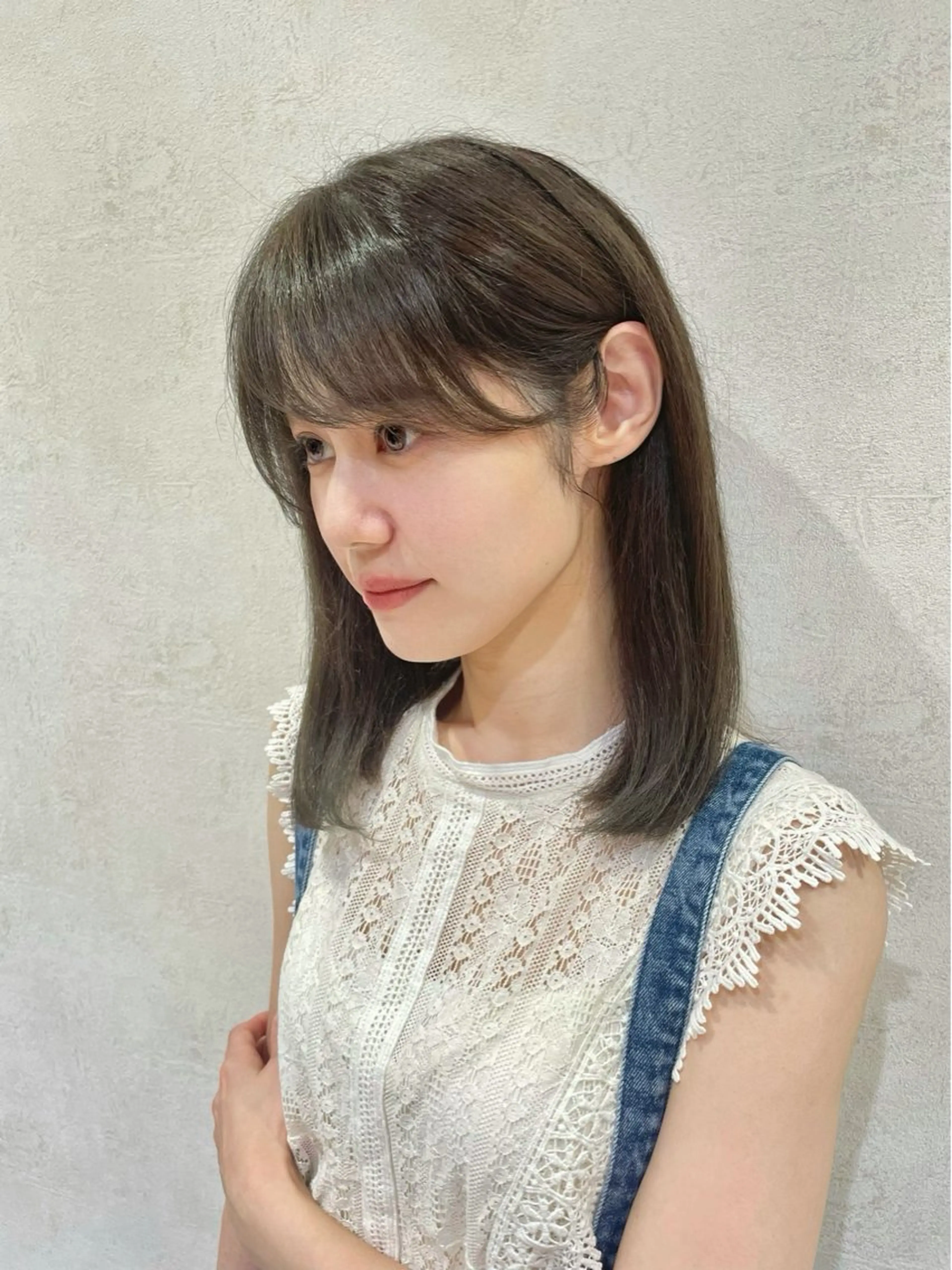 ミディアム カラー カラー/レイヤー/ 髪質改善/PAAQのヘアスタイル