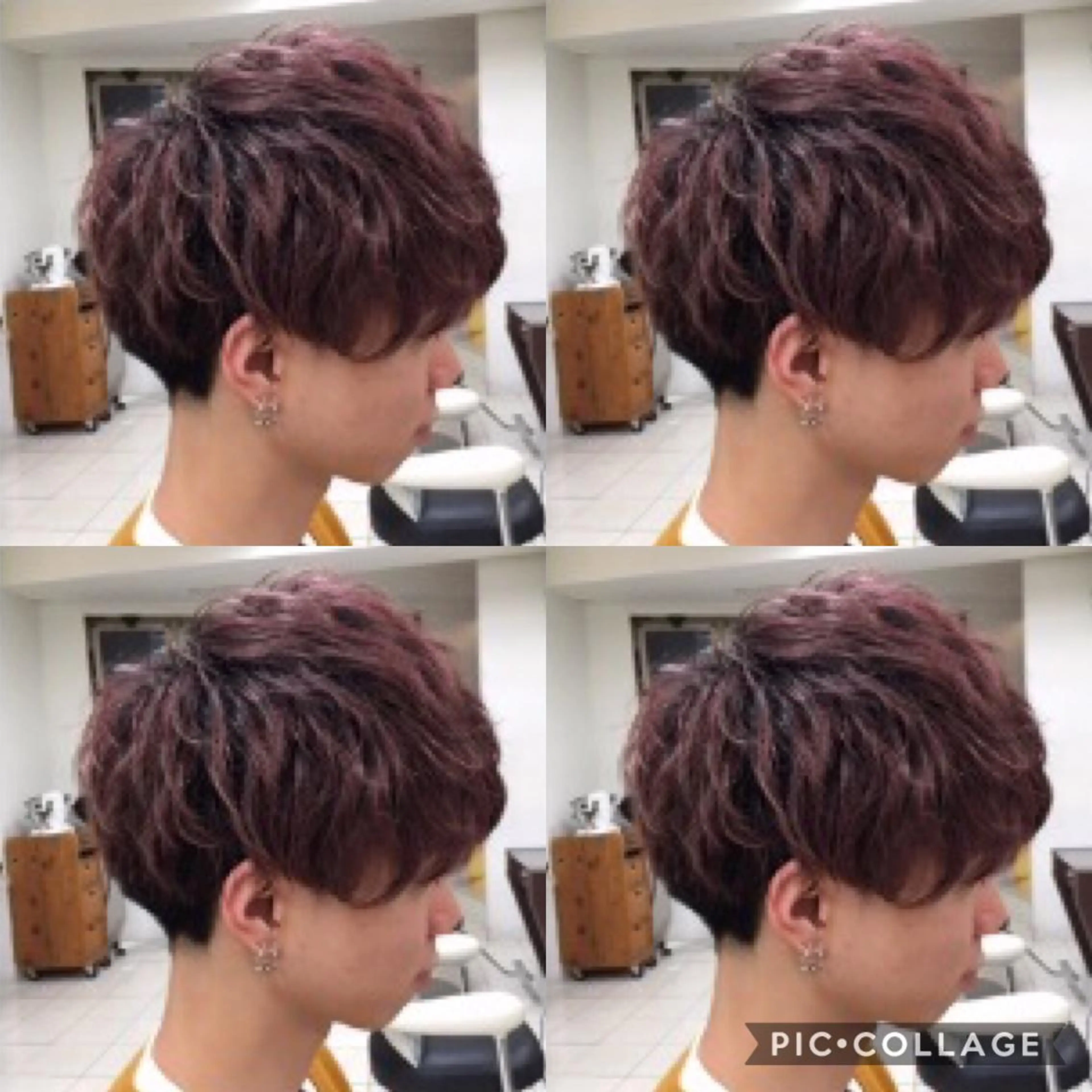 メンズ カット ヘアカラー 平本 雄馬のヘアスタイル