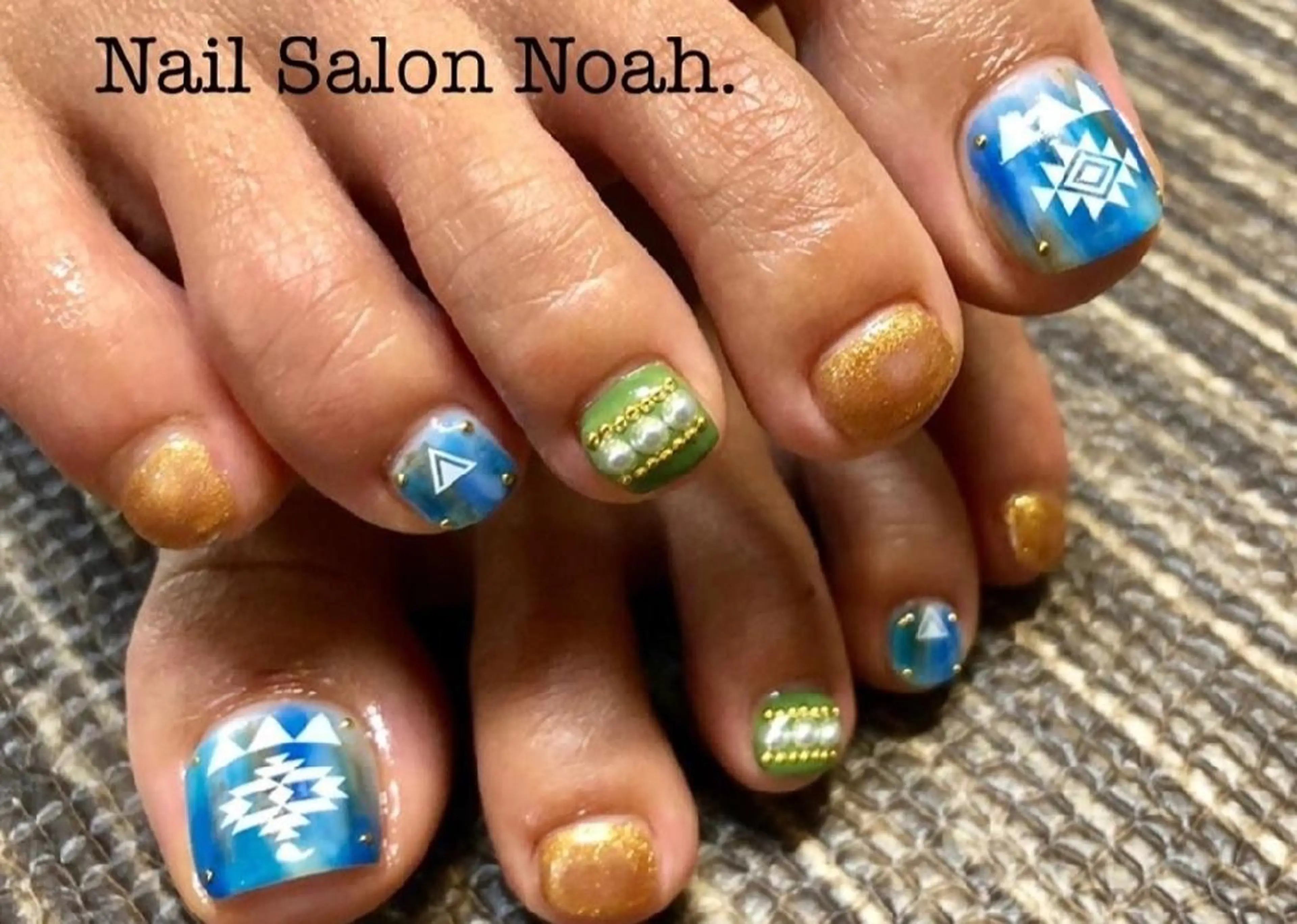 ネイル 持ち込み フットネイル Nail Salon Noah所属・Nail Salon Noah.のネイルデザイン