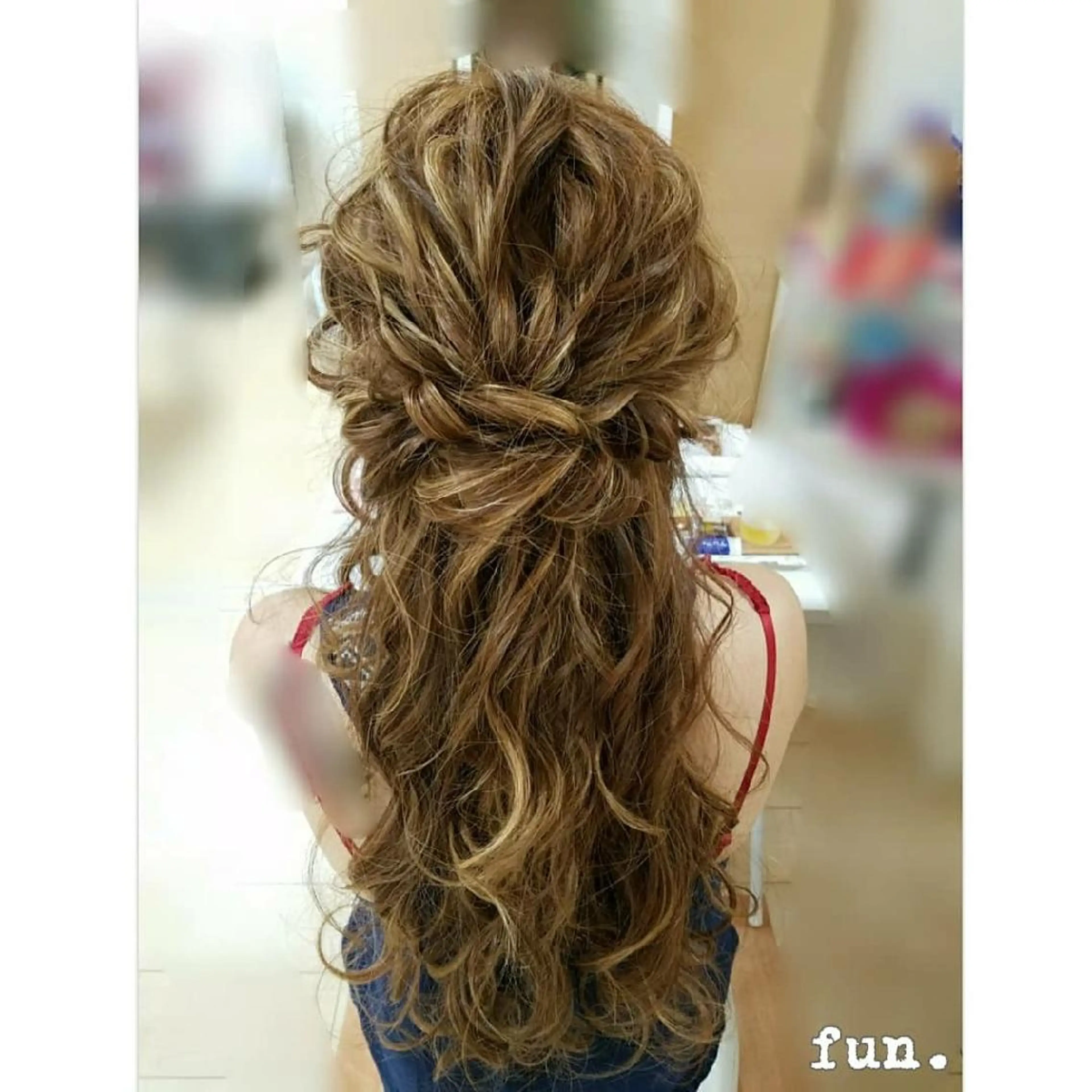 ロング ヘアアレンジ fun./ヘアセット /エクステ/着付のその他イメージ