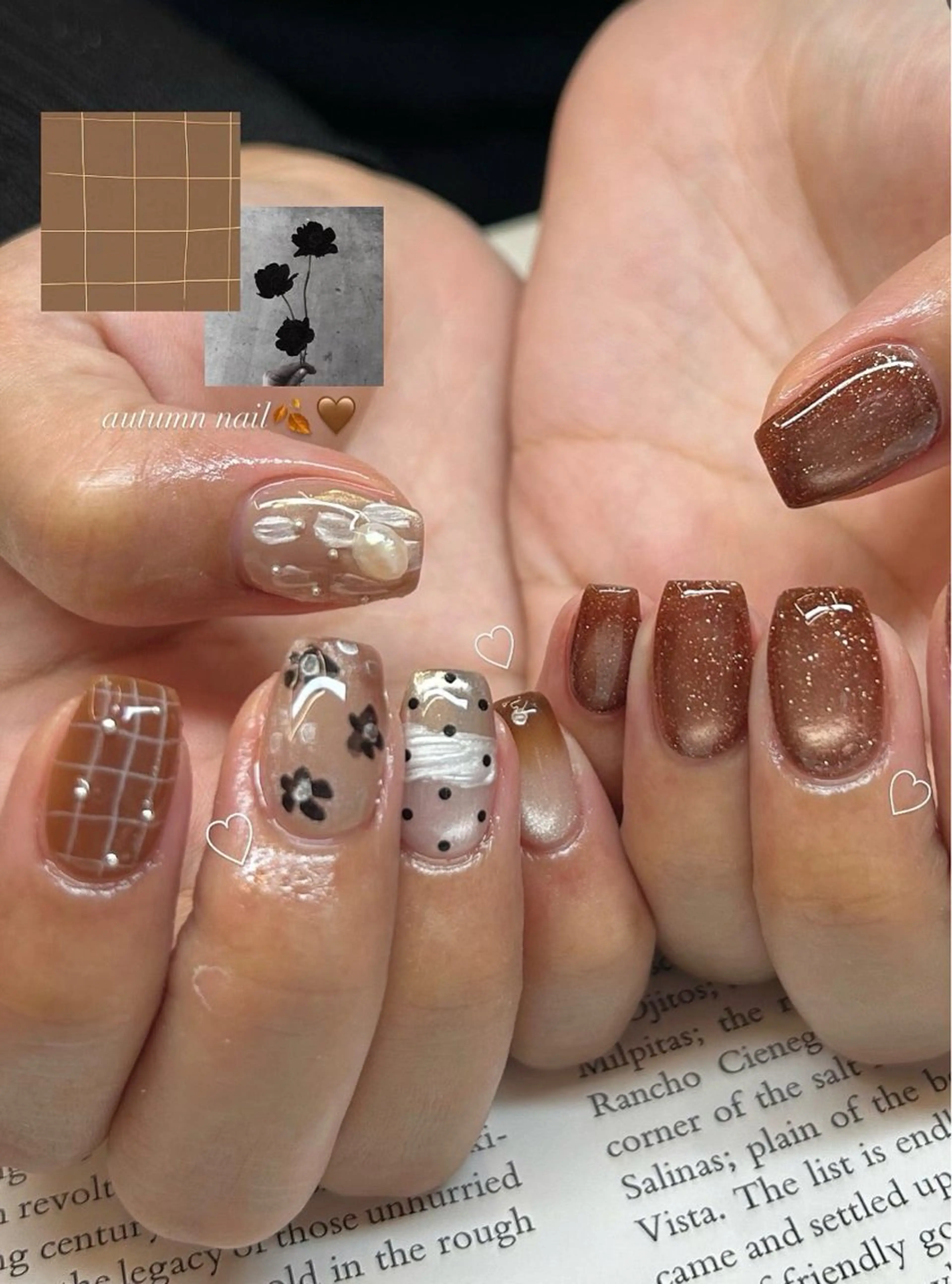 ネイル 韓国ネイル 持ち込み ニュアンスネイル ネイルチップ ハンドネイル ANA.CHUO 本川越店舗のネイルデザイン