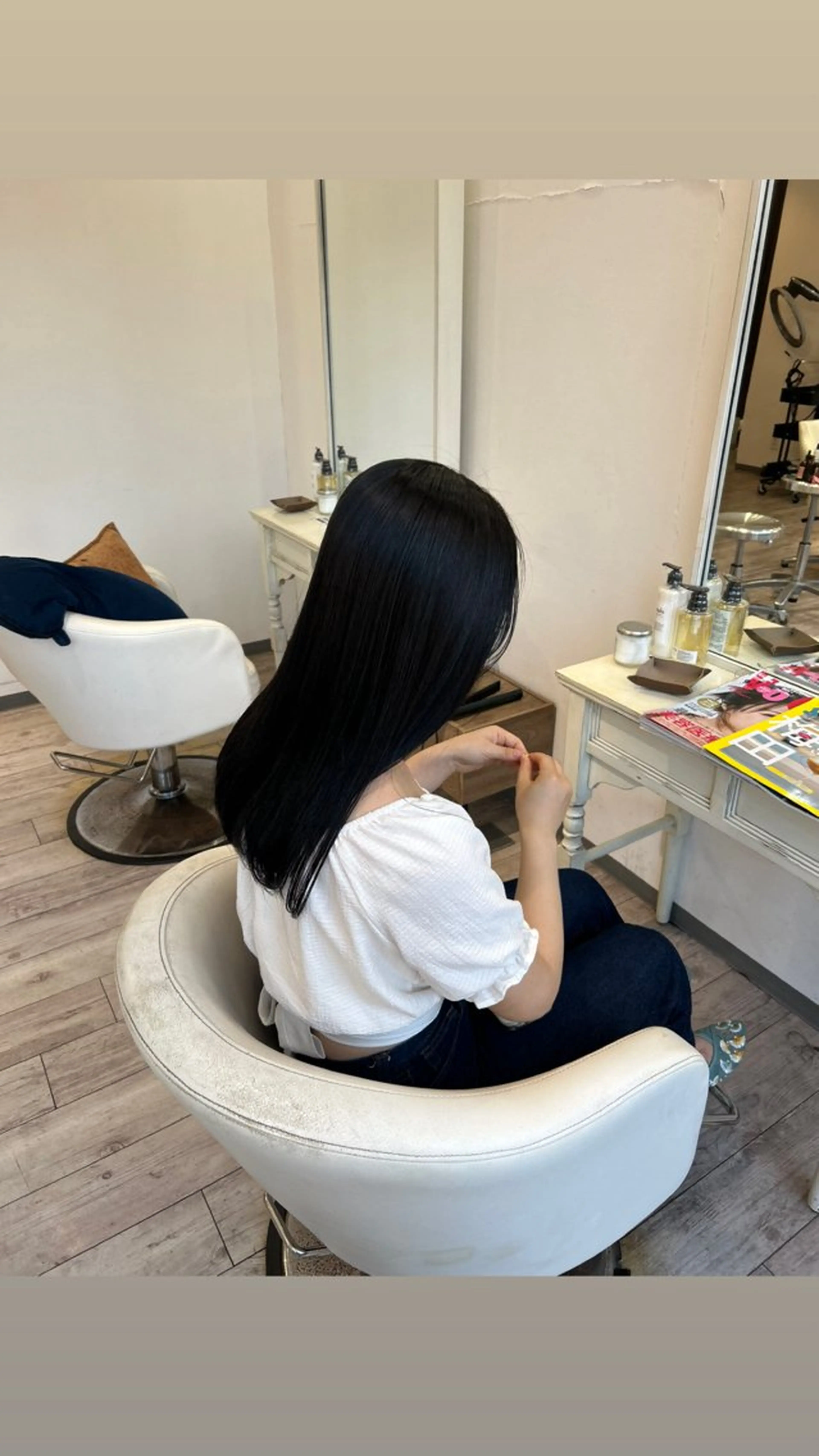 カラー 小川 鈴佳のヘアスタイル