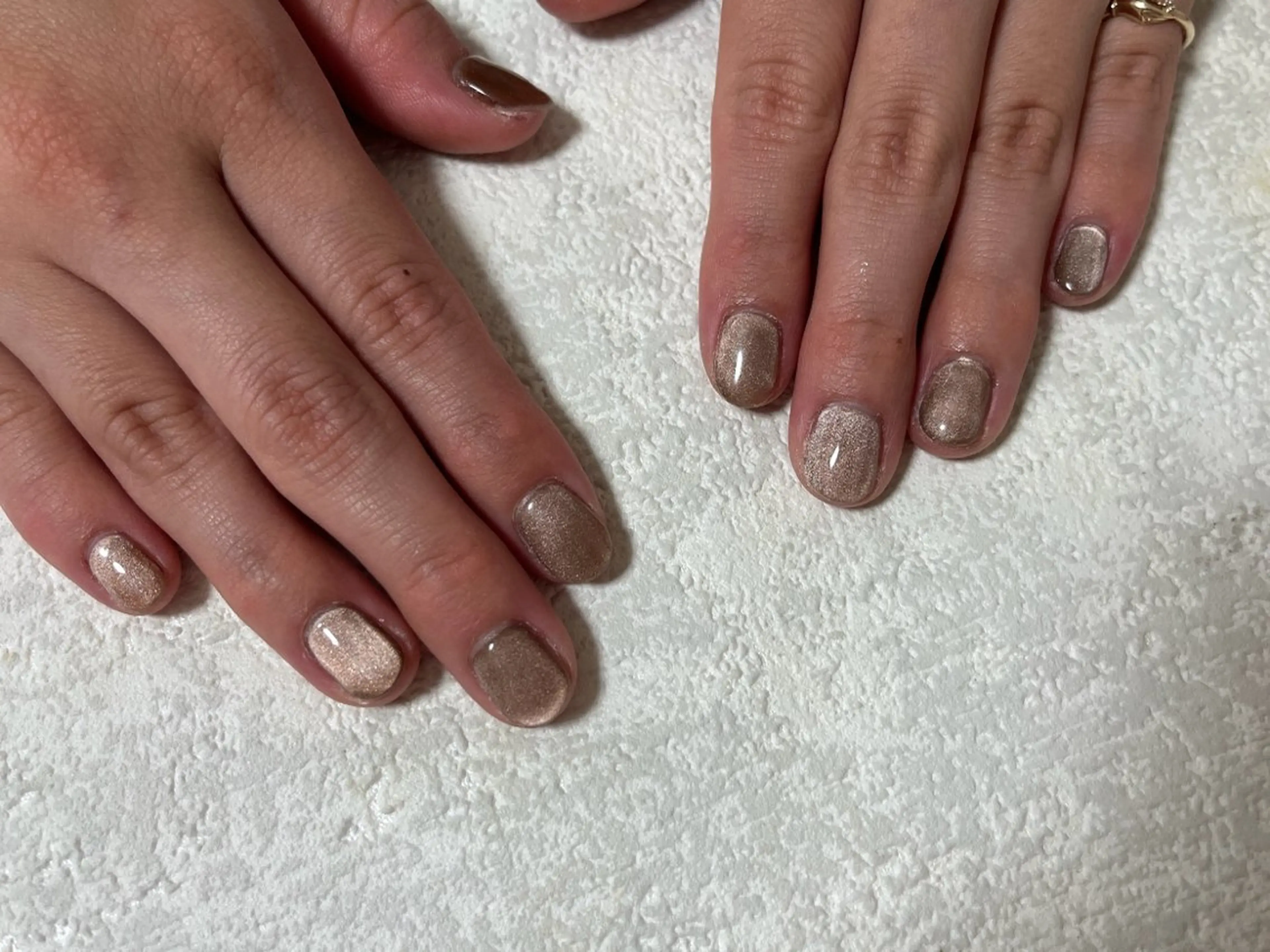 ネイル オーロラネイル フットネイル フレンチネイル ジェルネイル 韓国ネイル ハンドネイル kiki nail たまプラーザのネイルデザイン