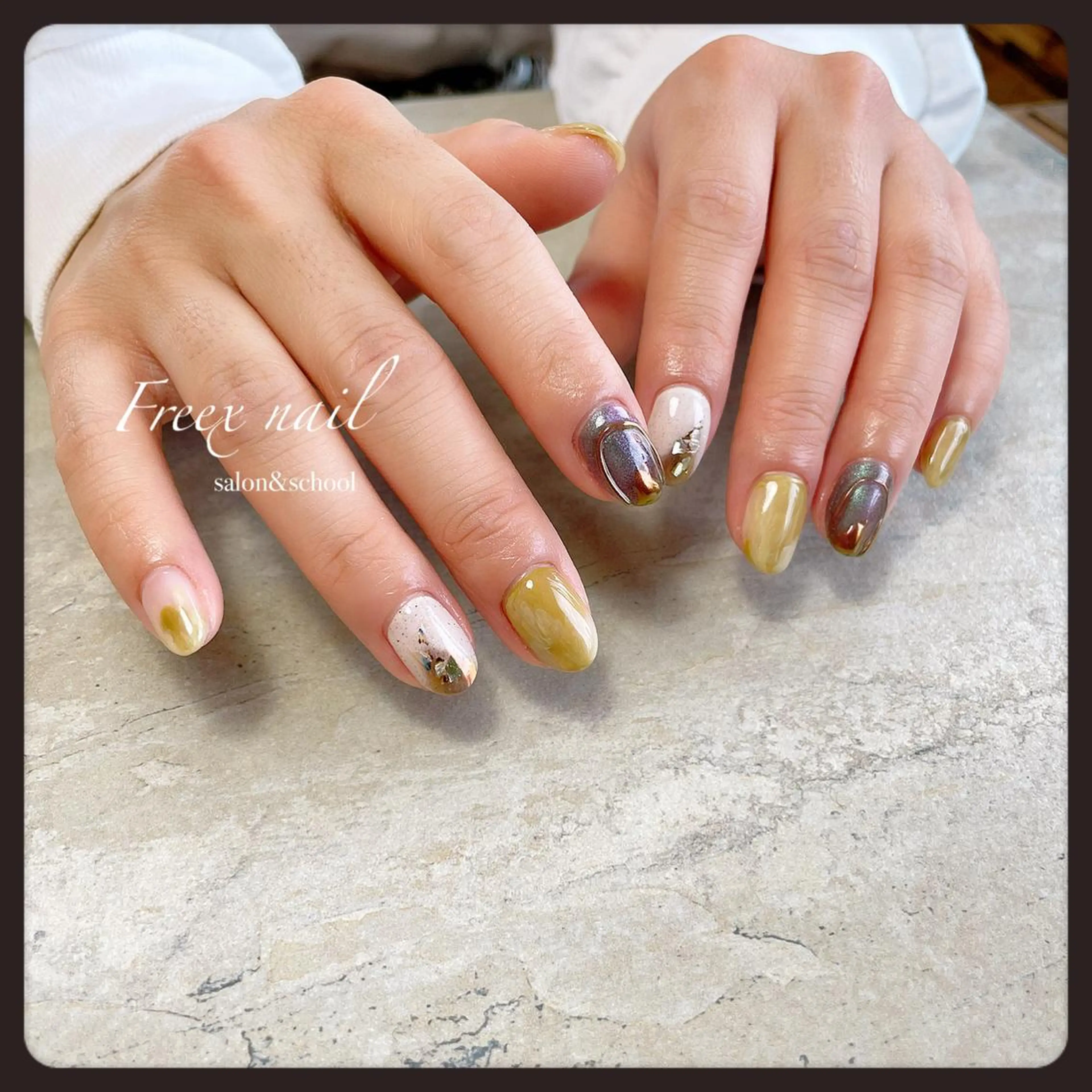 ネイル Freex nail所属・freex nail /ニュアンス/個性派のネイルデザイン