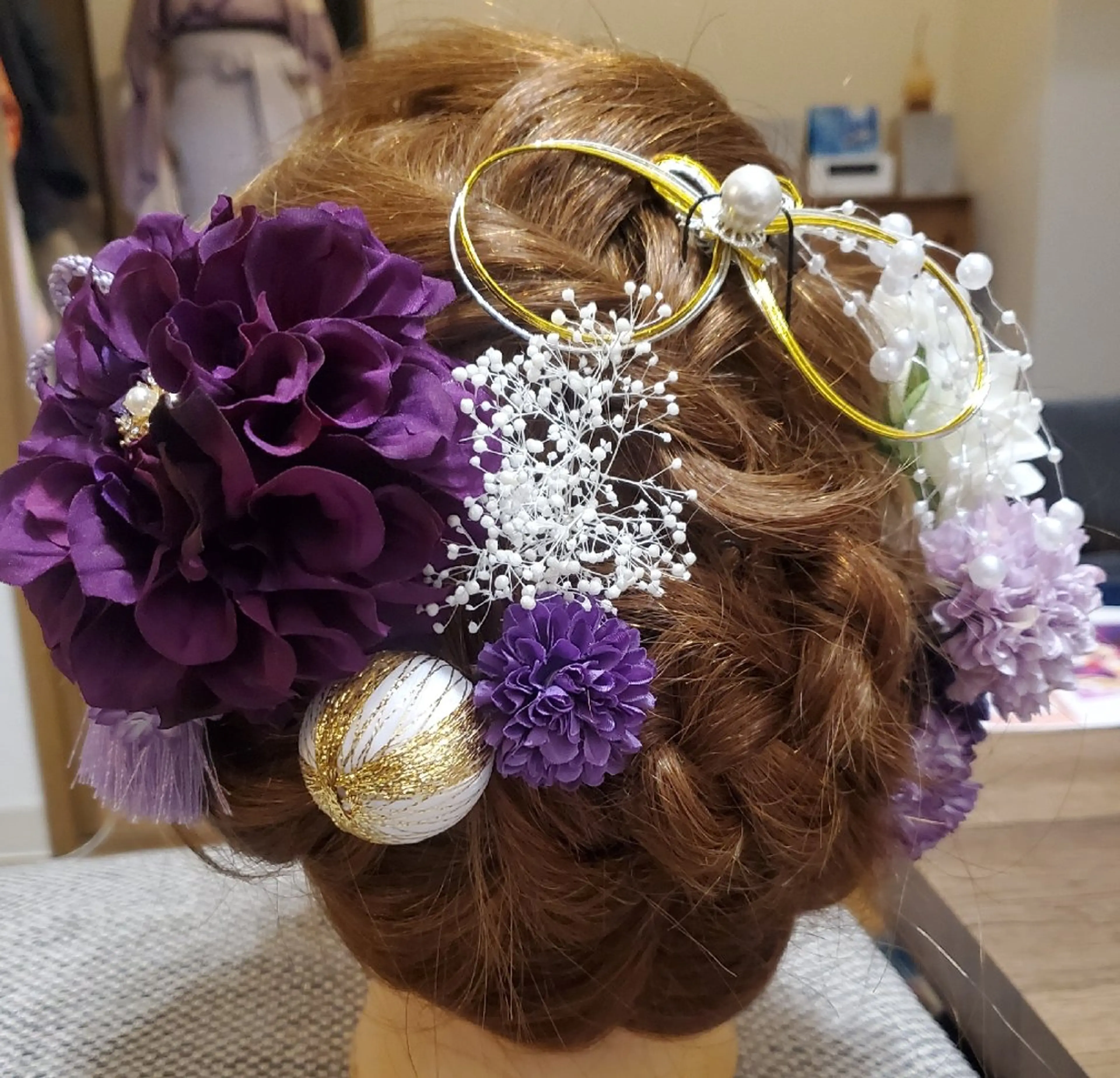 着付け spa hair  ark 富井直美のヘアスタイル